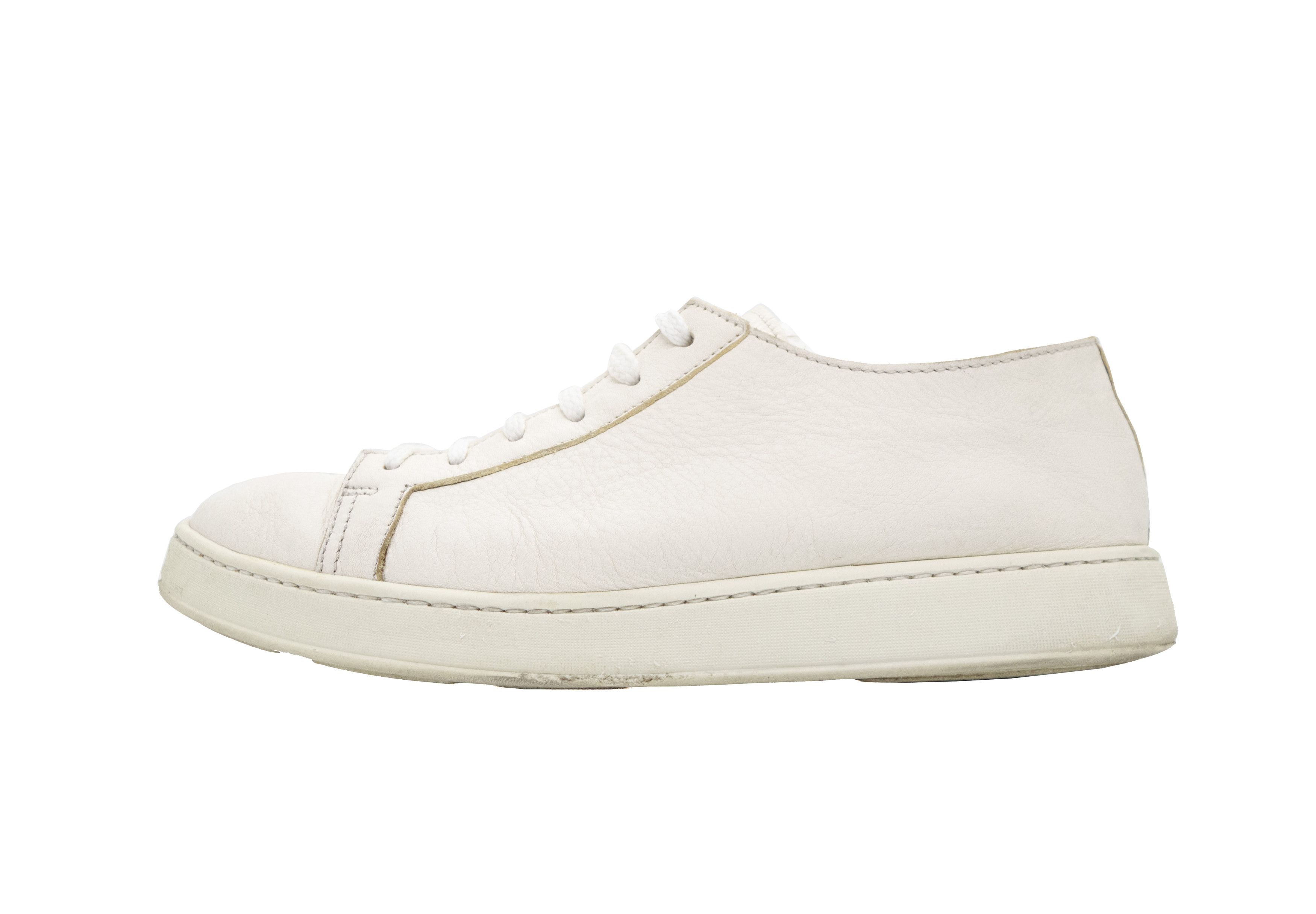 Santoni Leather Low-Top Sneakers Size US 8 / EU 41 - 1 Thumbnail