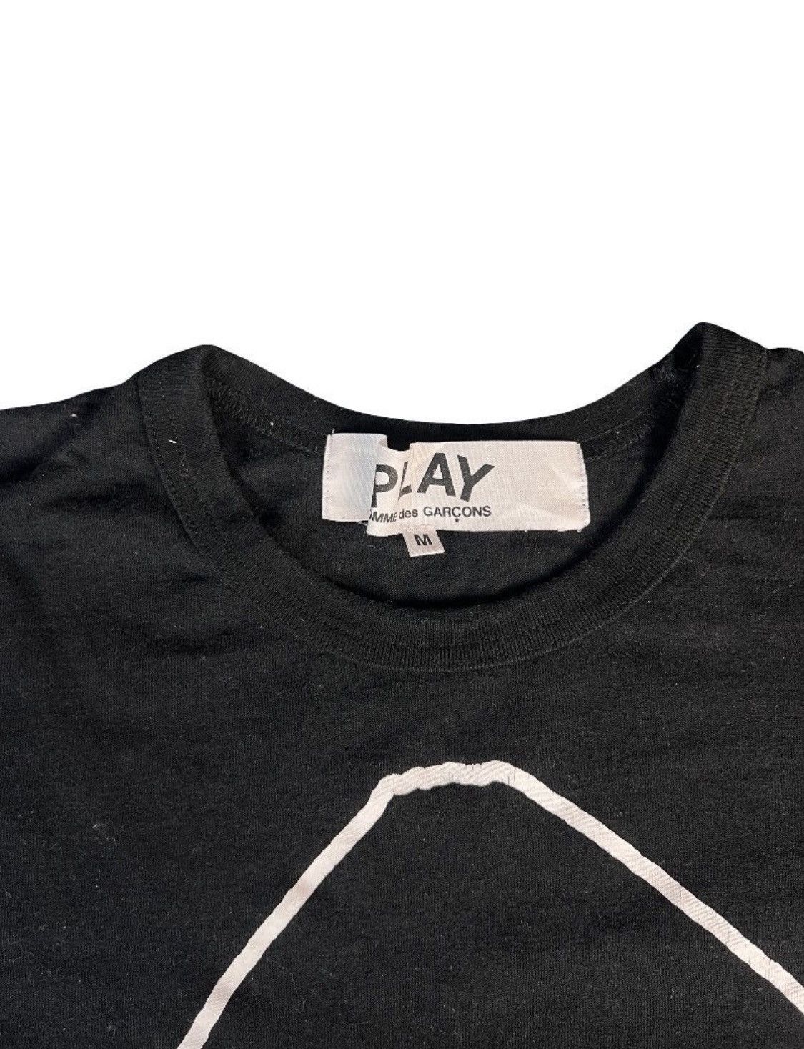 Comme des Garcons Comme des Garçons PLAY Oversized Heart T-Shirt Size M Size US M / EU 48-50 / 2 - 2 Thumbnail