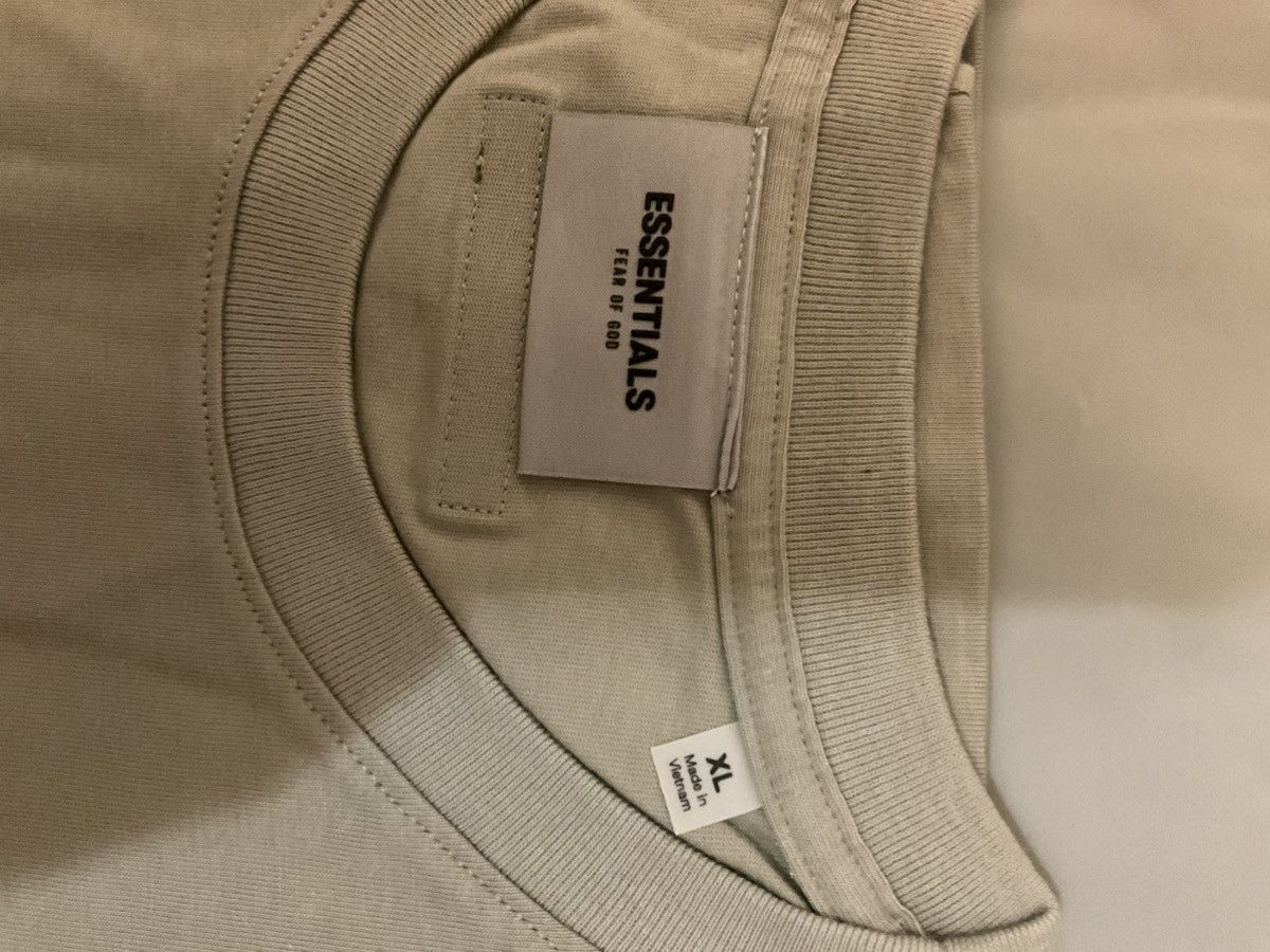 Fear of God Fear of God Essentials Short Sleeve Tee Size XL - Pistachio Size US XL / EU 56 / 4 - 4 Thumbnail