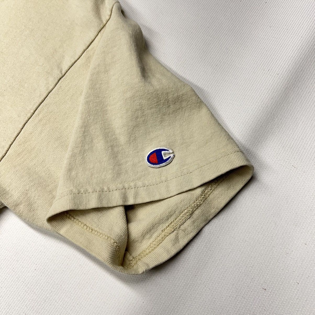 Champion × Vintage Champion Shirt Beige Logo Basic Tan Brown Athletic Y2K Size US L / EU 52-54 / 3 - 8 Thumbnail