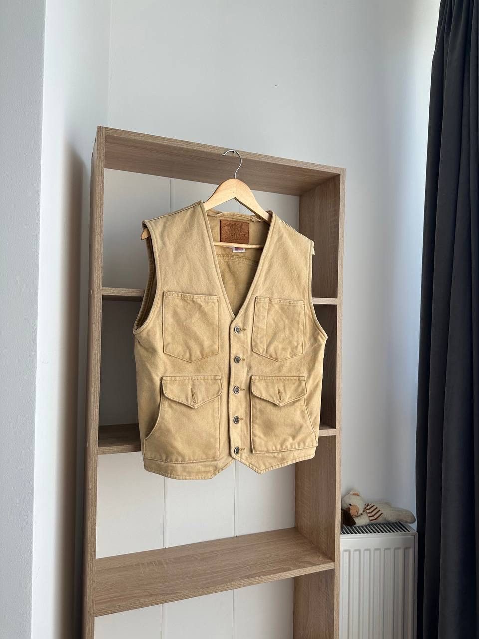 Vintage Vintage Schaefer Western Leather USA Beige Jacket Size US M / EU 48-50 / 2 - 1 Thumbnail