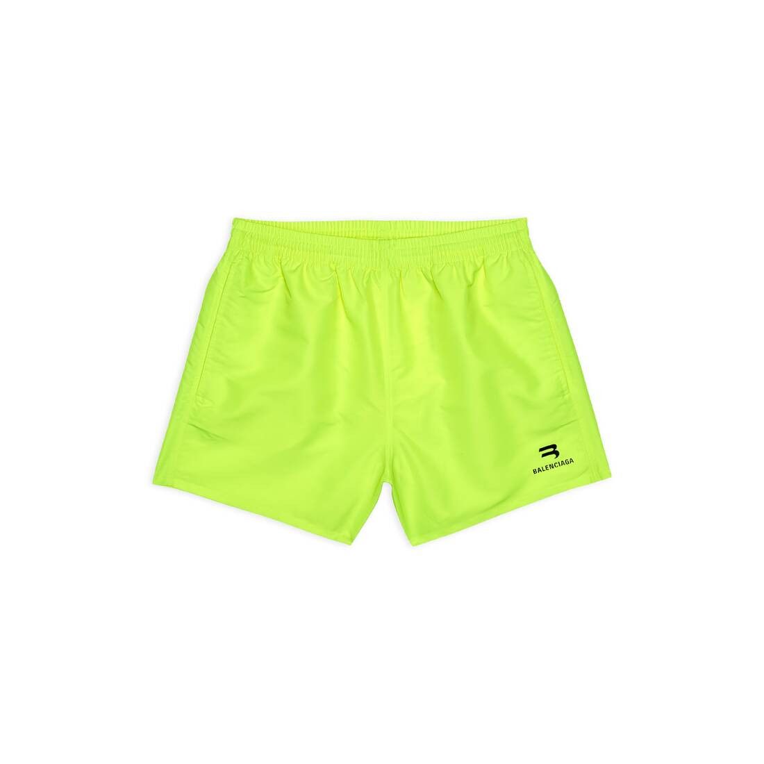 image of Balenciaga x Tom Ford O1S1Rm0524 Swim Short In Yellow, Men's (Size 32)