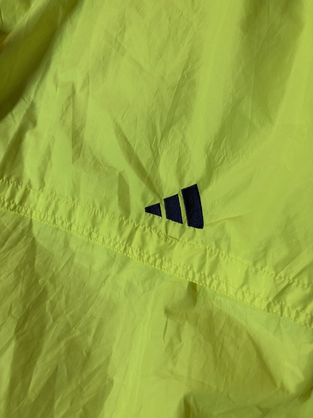 Adidas Vintage 90s Adidas Pullover Windbreaker Jacket Void Yellow Size US XL / EU 56 / 4 - 8 Thumbnail