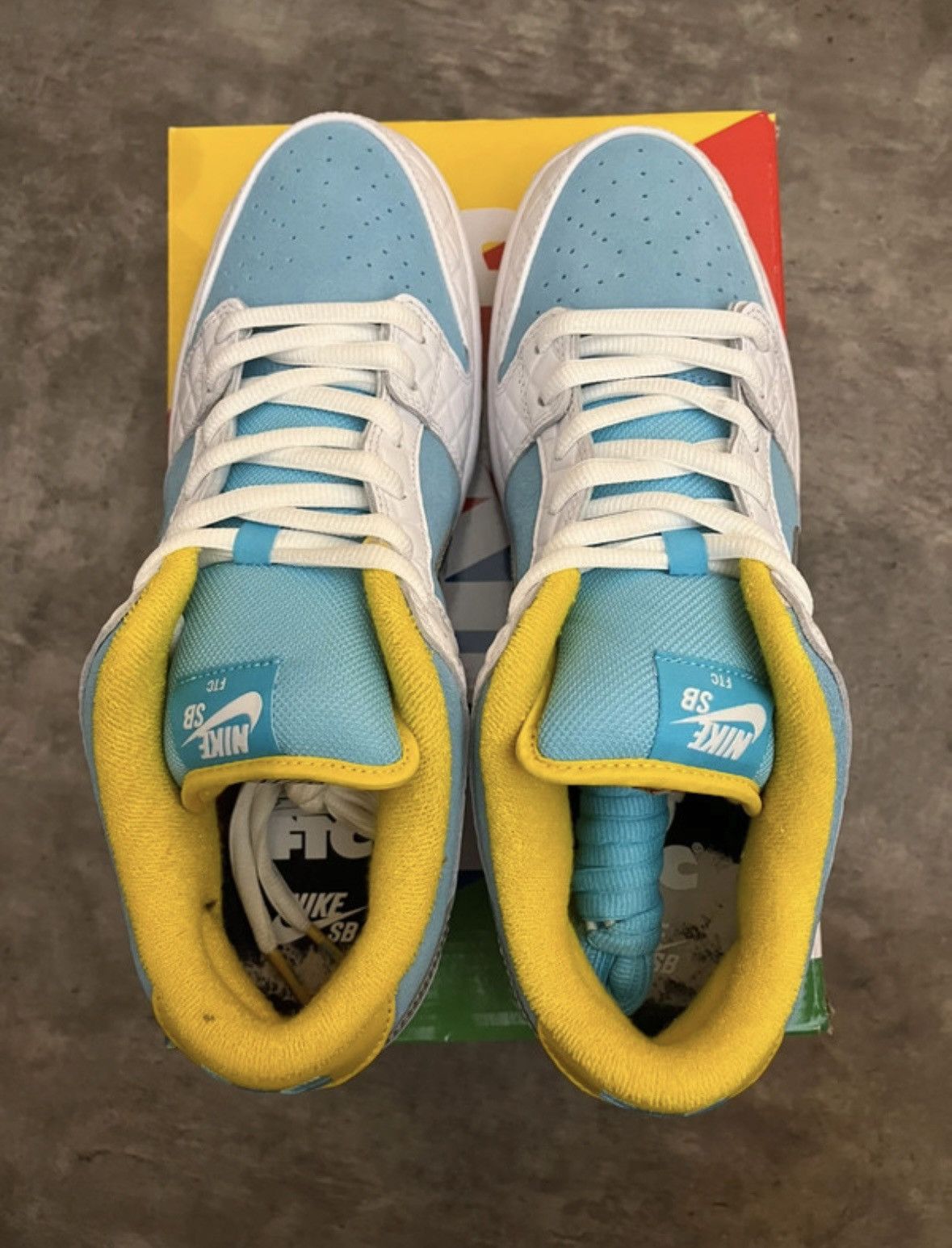 Nike SB Nike SB dunk low FTC lagoon pulse Size US 12 / EU 45 - 4 Thumbnail