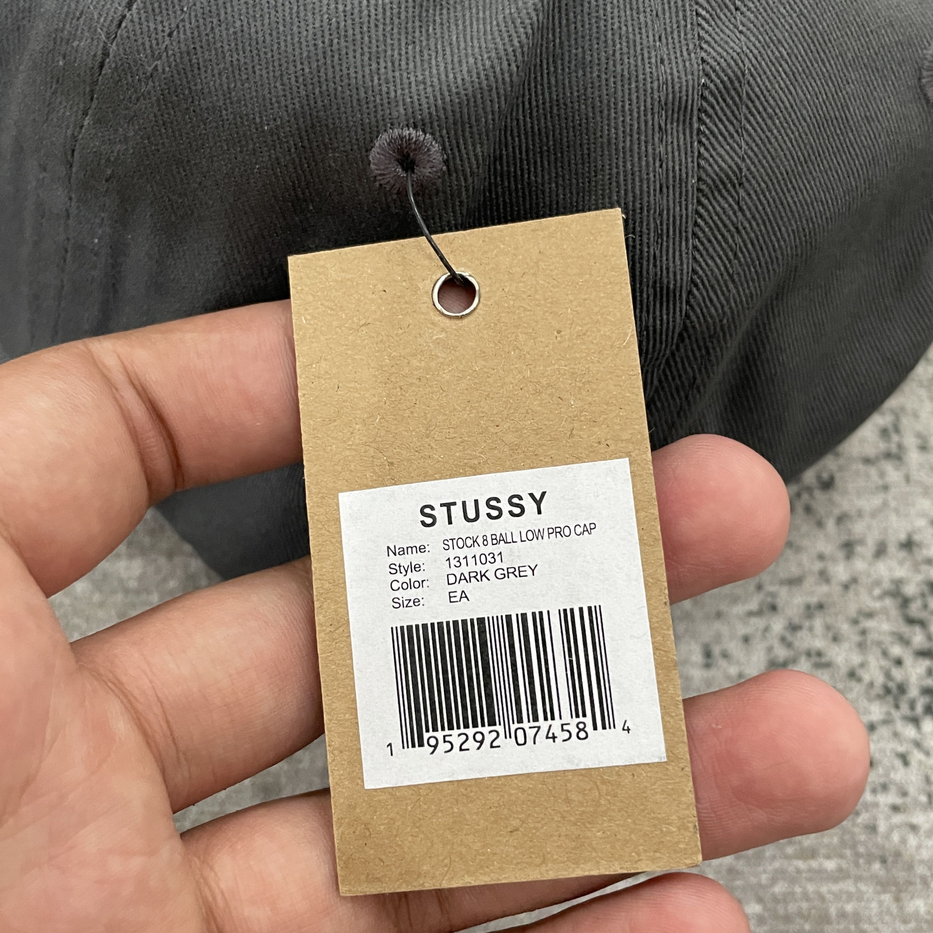 Stussy Stussy 8ball low pro cap Dark Grey Size ONE SIZE - 4 Thumbnail