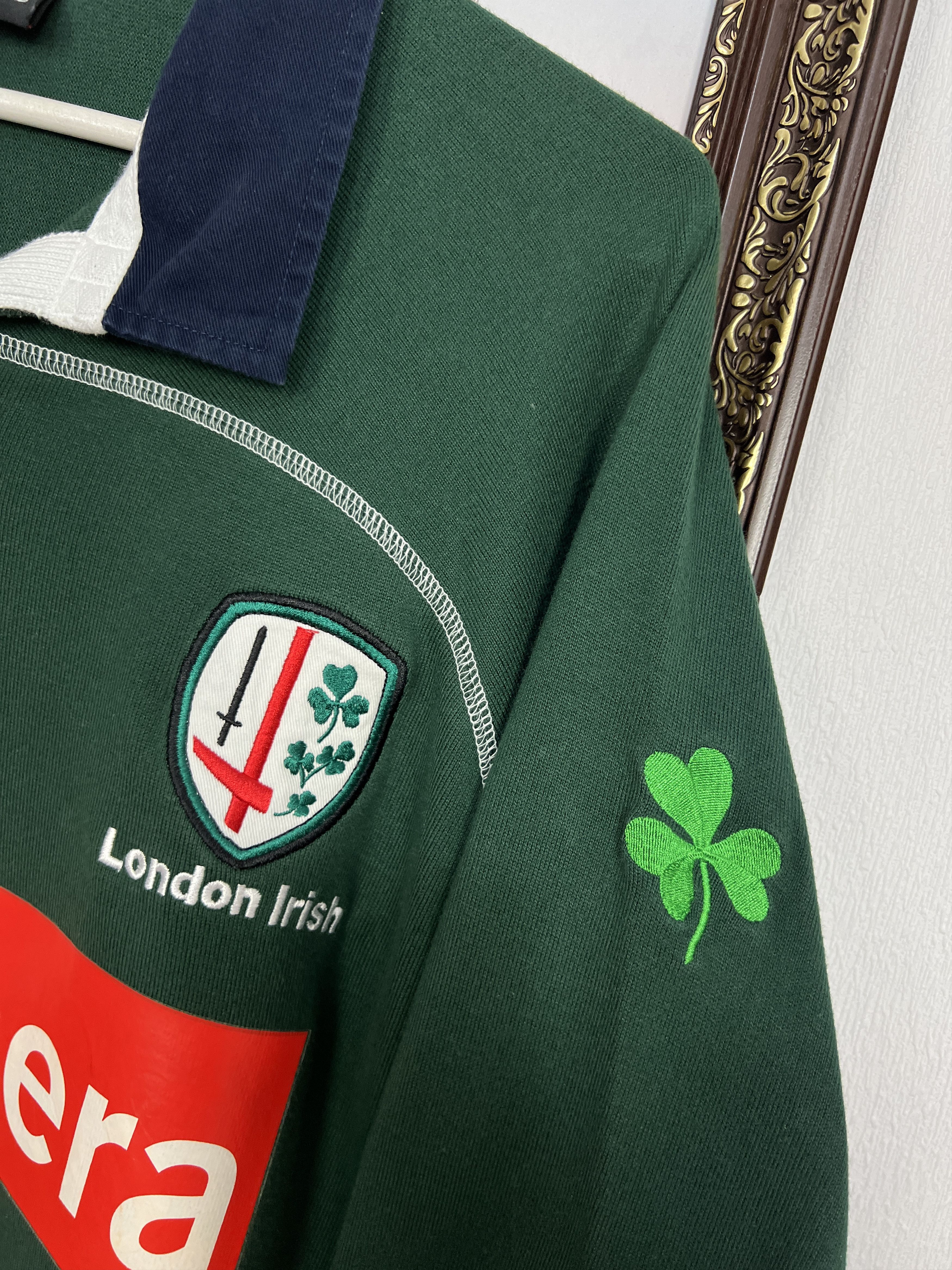 Vintage Canterbury London Irish Rugby Union LOng Sleeve Jersey Shirt Size US XL / EU 56 / 4 - 4 Thumbnail