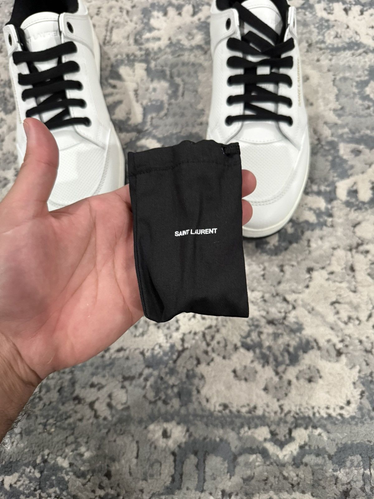 Yves Saint Laurent Saint Laurent Men’s SL/61 Low Top Sneakers Size 42 (US 9) Size US 9 / EU 42 - 8 Thumbnail