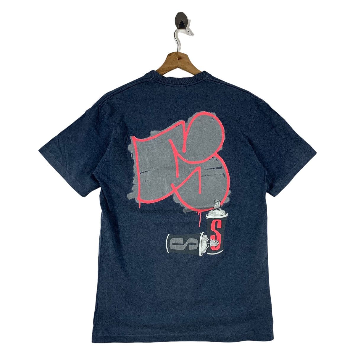 Stussy Vintage 90s Stüssy T-Shirt Graffiti Spray Can Graphic Size US M / EU 48-50 / 2 - 1 Thumbnail