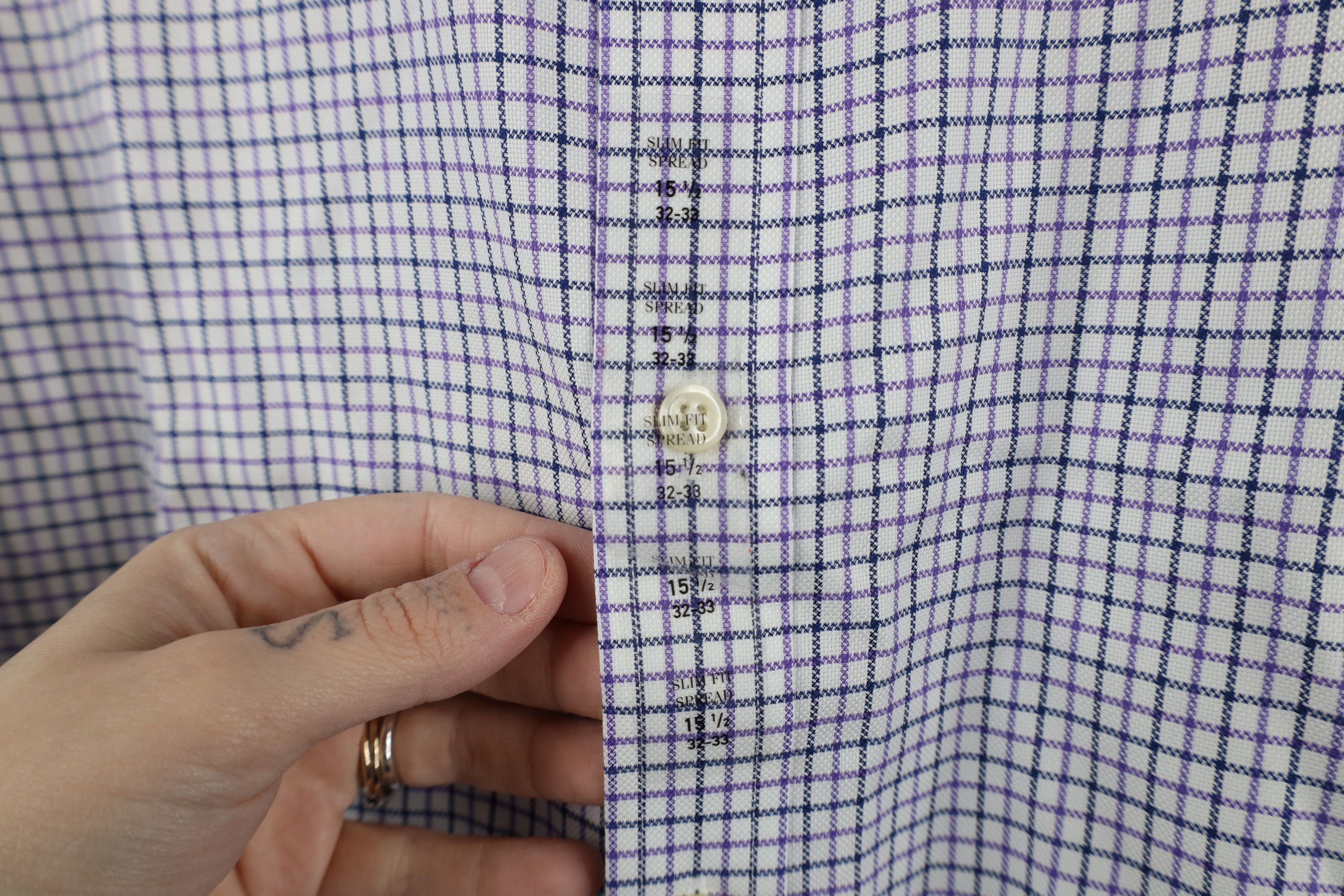 Ralph Lauren × Vintage New Ralph Lauren Fit Easy Care Collared Button Shirt Plaid Size US M / EU 48-50 / 2 - 6 Thumbnail