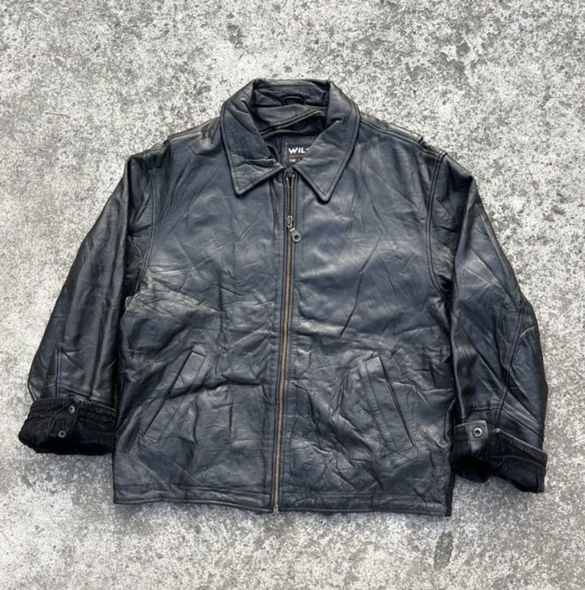 Vintage × Wilsons Leather Wilsons Leather Jacket Vintage Size US XL / EU 56 / 4 - 4 Thumbnail