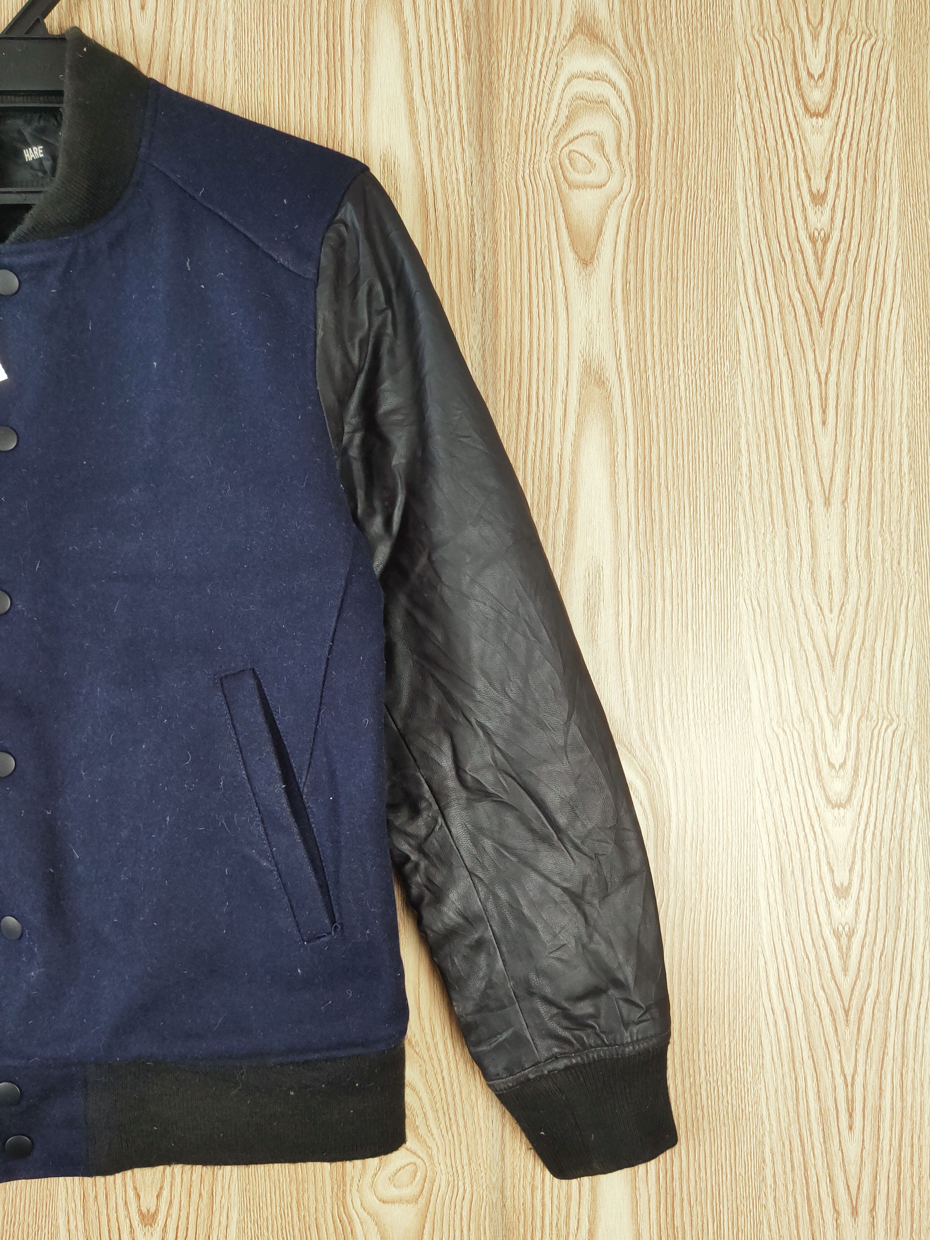 HARE × Japanese Brand Hare Navy Black Leather Jackets #W666 Size US S / EU 44-46 / 1 - 5 Thumbnail