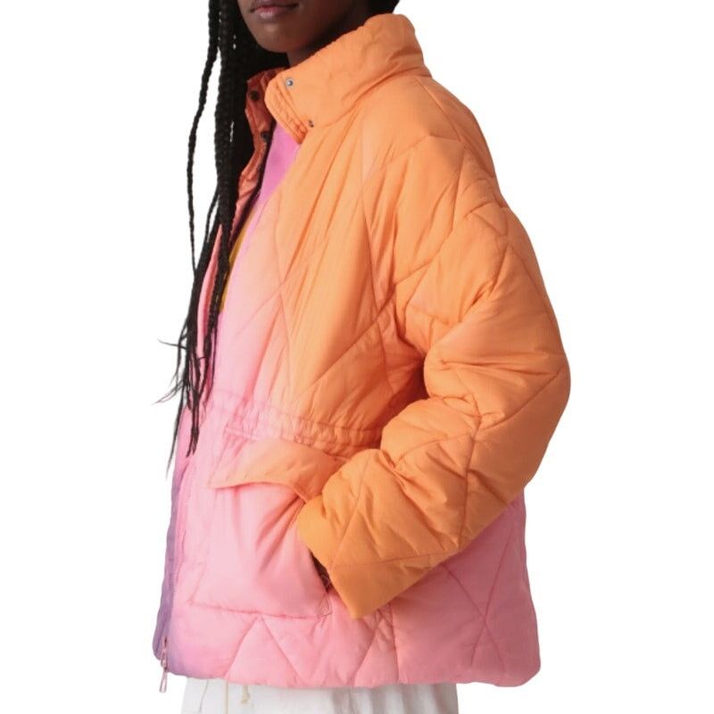 Other Electric & Rose Aiden Ombré Quilted Jacket in Multi, Size XS Size XS / US 0-2 / IT 36-38 - 3 Thumbnail