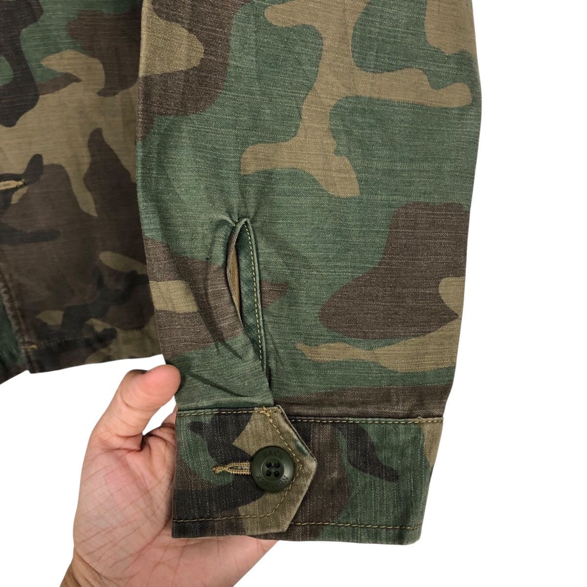 Japanese Brand 📌Vintage Chore Jacket Camouflage Back Number Issey Miyake Size US L / EU 52-54 / 3 - 16 Thumbnail