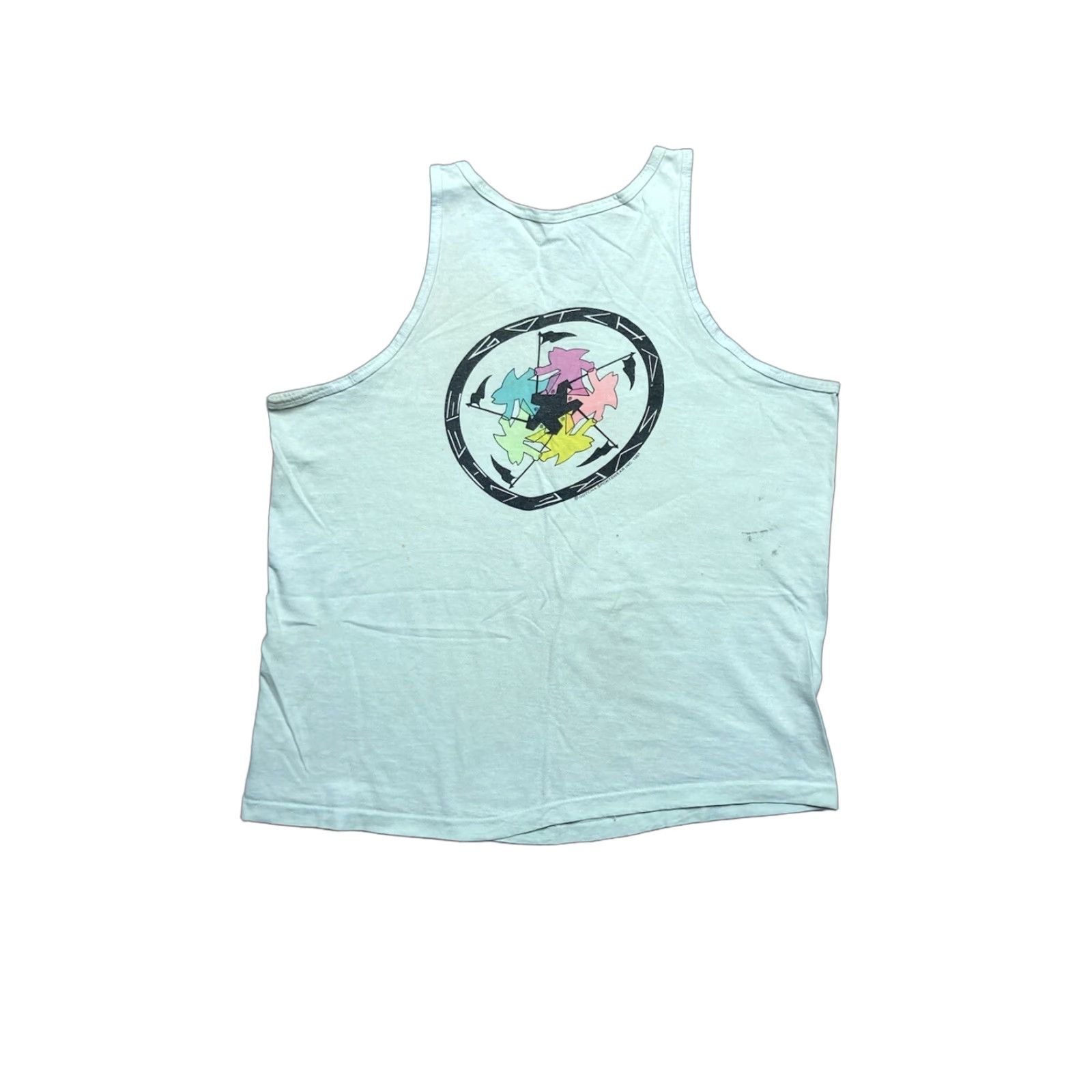 Gotcha VINTAGE 80s Gotcha Sportswear Tank Top Sleeveless T-Shirt Surf Skate Men’s Large Blue Size US L / EU 52-54 / 3 - 1 Thumbnail
