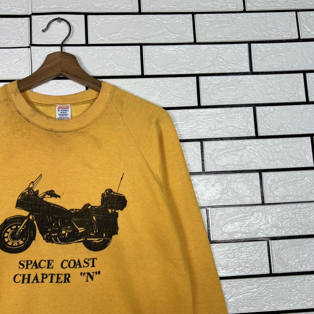 Vintage 80's SPACE COAST CHAPTER N Motorcycle Sweatshirt #4019-C183 Size US M / EU 48-50 / 2 - 5 Thumbnail