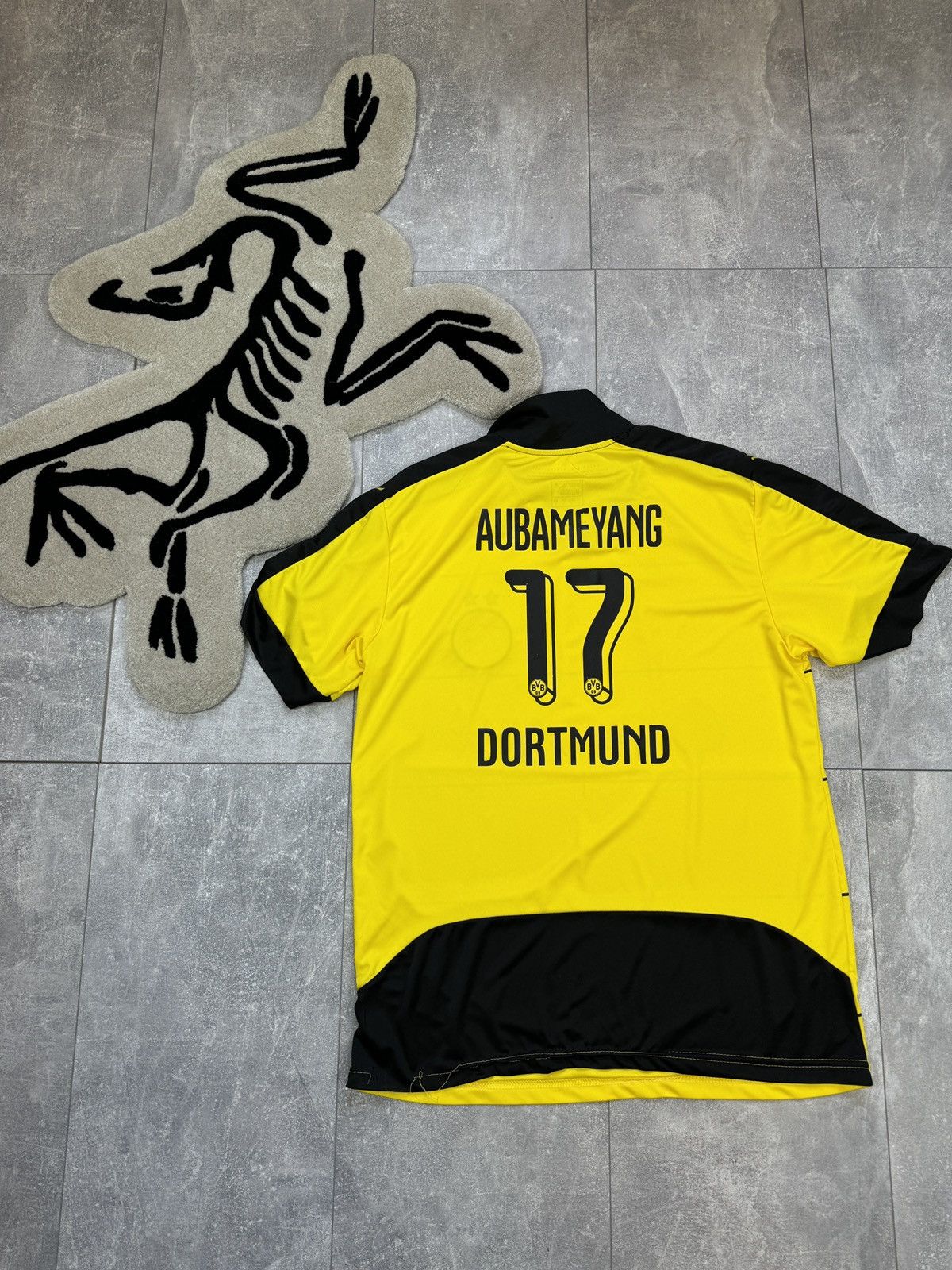 Puma Mens Vintage Puma Borussia Dortmund Aubameyang 17 T-Shirt Size US L / EU 52-54 / 3 - 19 Thumbnail