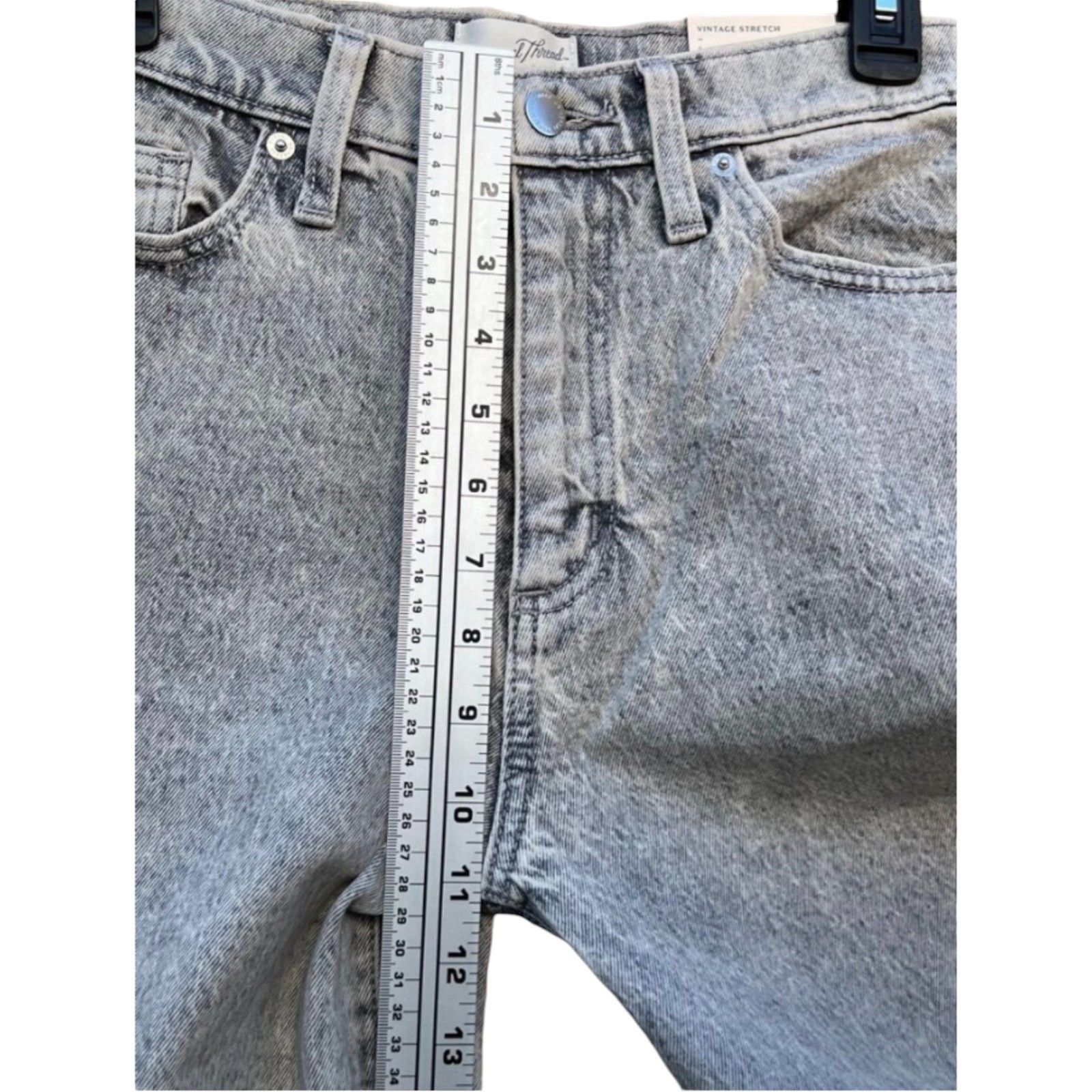 Other Universal Thread - Women's Vintage Straight Pants - Grey - 2 Size 26" / US 2 / IT 38 - 4 Thumbnail