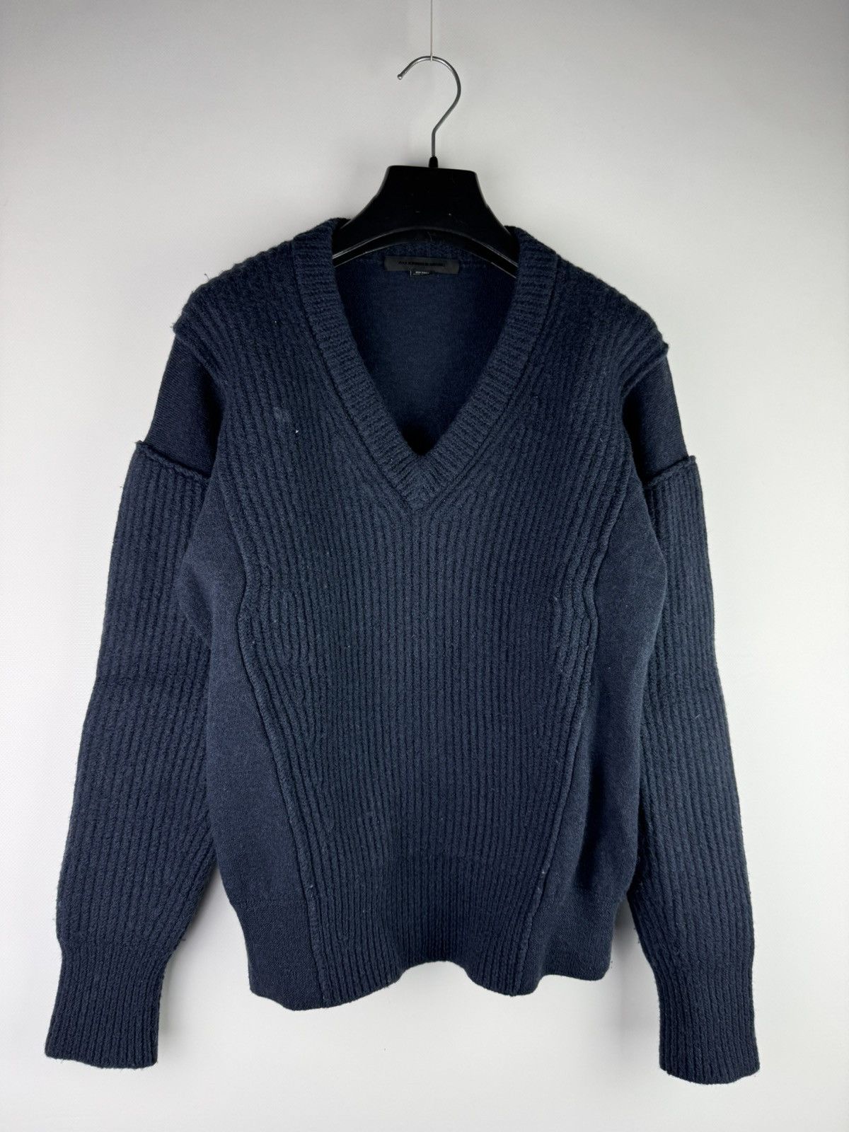 Alexander Wang Alexander Wang Pullover Gestrickt V-Ausschnitt Marineblau Size S / US 4 / IT 40 - 1 Thumbnail