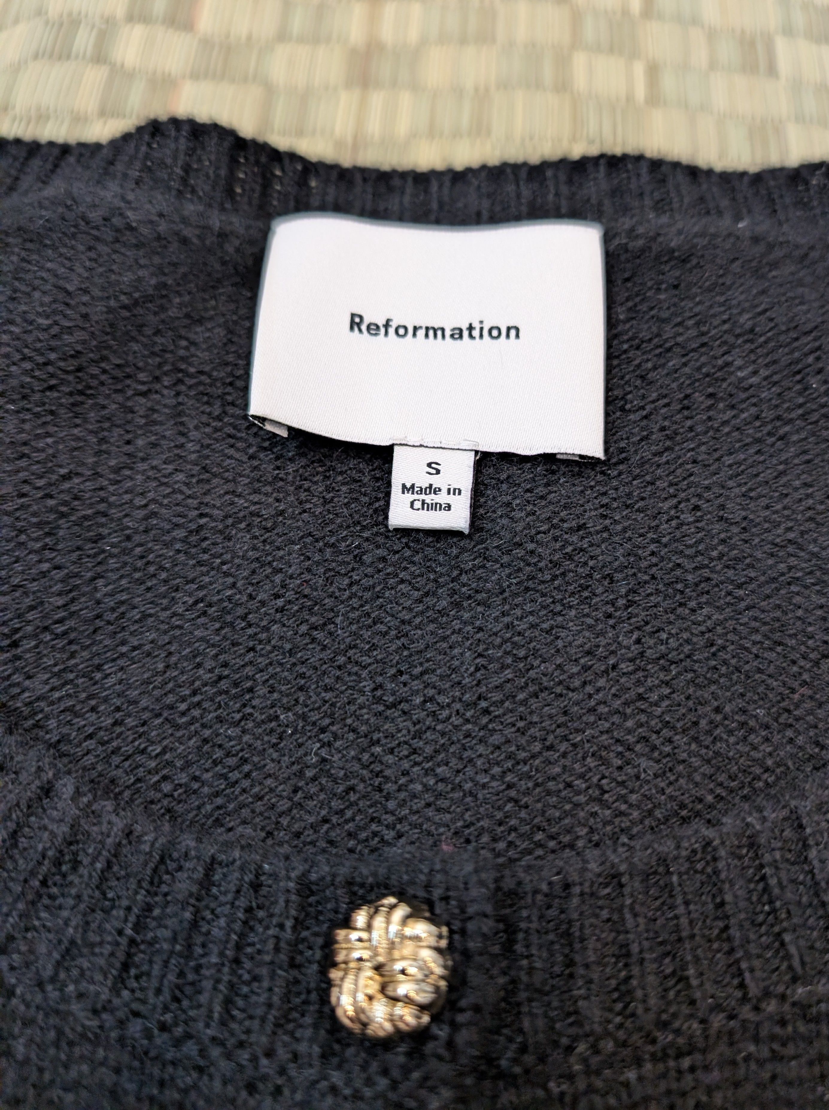 Reformation Reformation Ferren Recycled Cashmere Cropped Cardigan Size S / US 4 / IT 40 - 3 Thumbnail