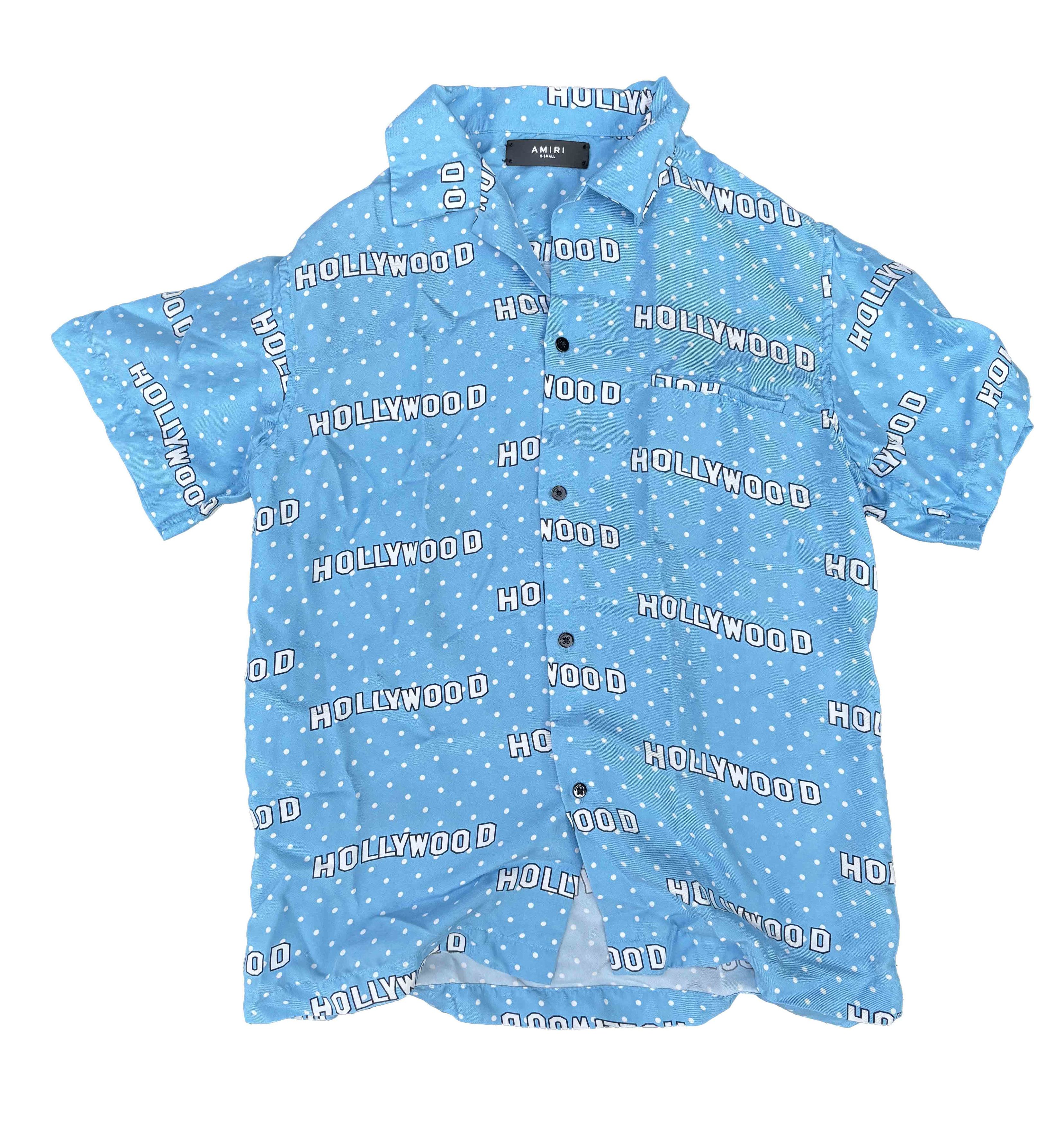 Amiri AMIRI SS SILK SHIRT - HOLLYWOOD Size US XS / EU 42 / 0 - 5 Thumbnail