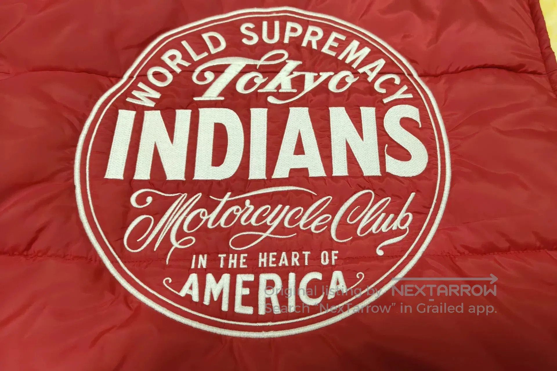 Neighborhood tokyo indians racing vest red embroidered logo. Size US L / EU 52-54 / 3 - 3 Thumbnail