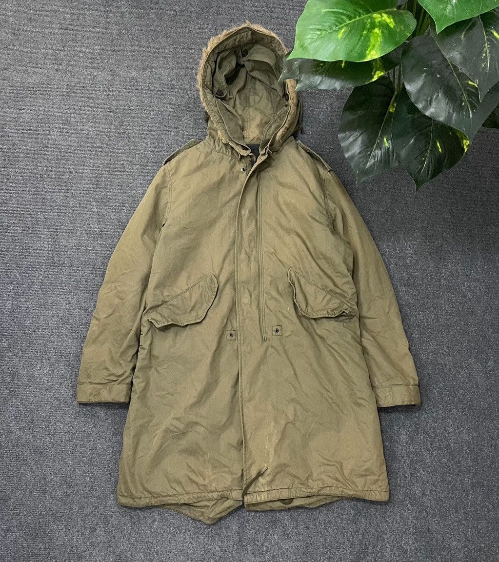 Alpha Industries × Vintage Vintage Alpha Industries Military M51 Fishtail Parka Jacket Size US S / EU 44-46 / 1 - 1 Thumbnail