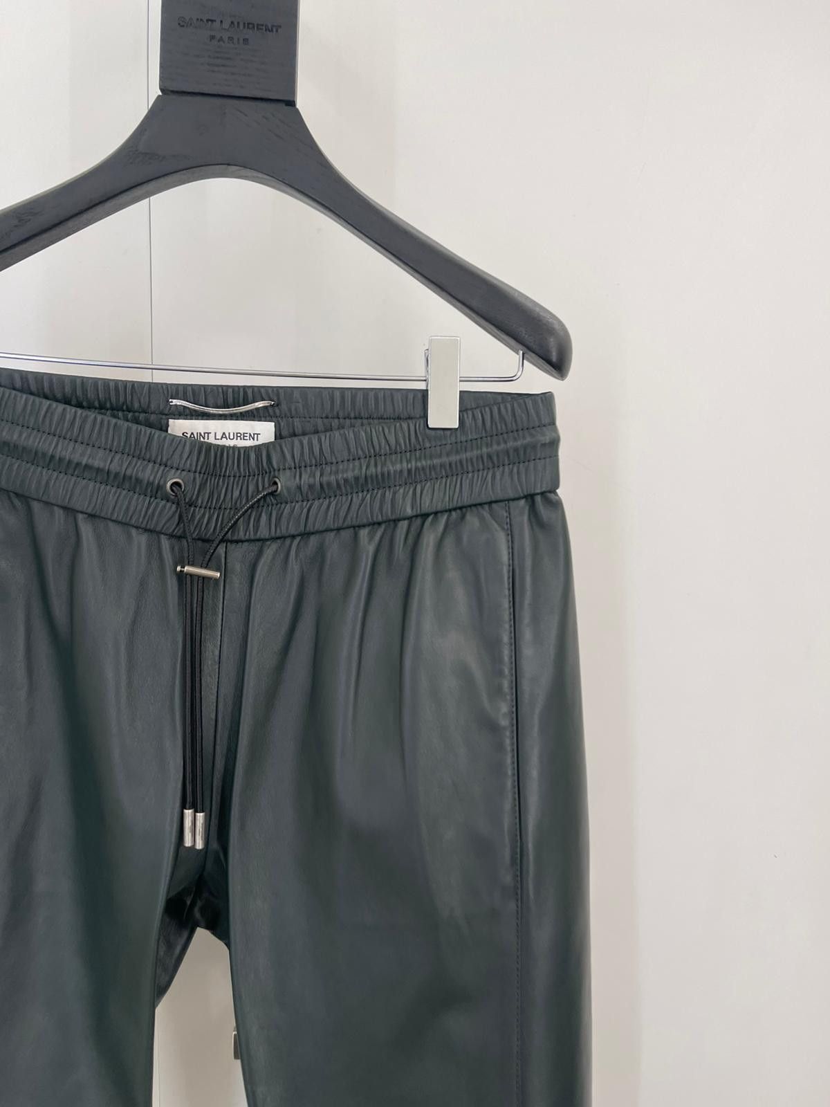 Saint Laurent Paris Sweatpants in Lambskin Size US 28 / EU 44 - 2 Thumbnail