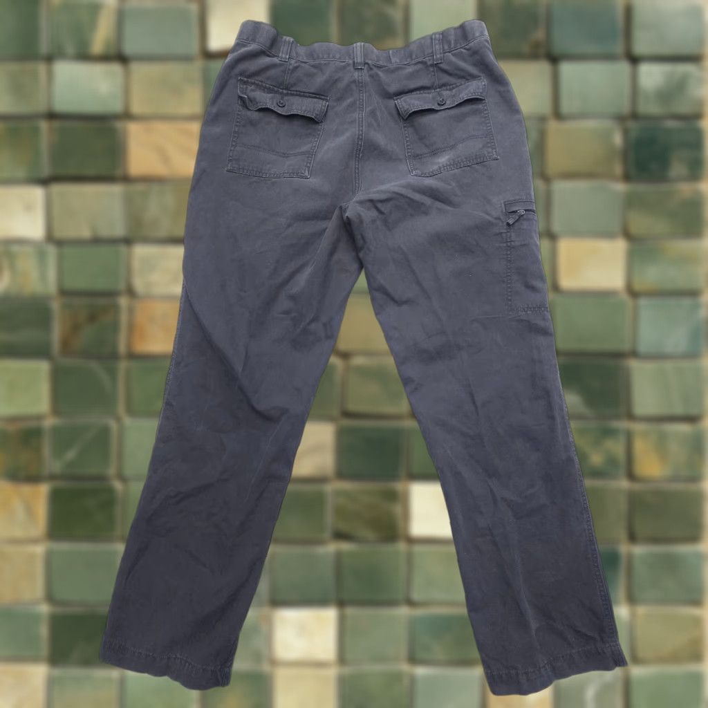 Dockers DOCKERS D3 Classic Canvas Pants Mens 40 x 32 Gray Cargo Workwear Classic Straight Flat Front Cotton Cotton Blend Size US 40 / EU 56 - 1 Thumbnail