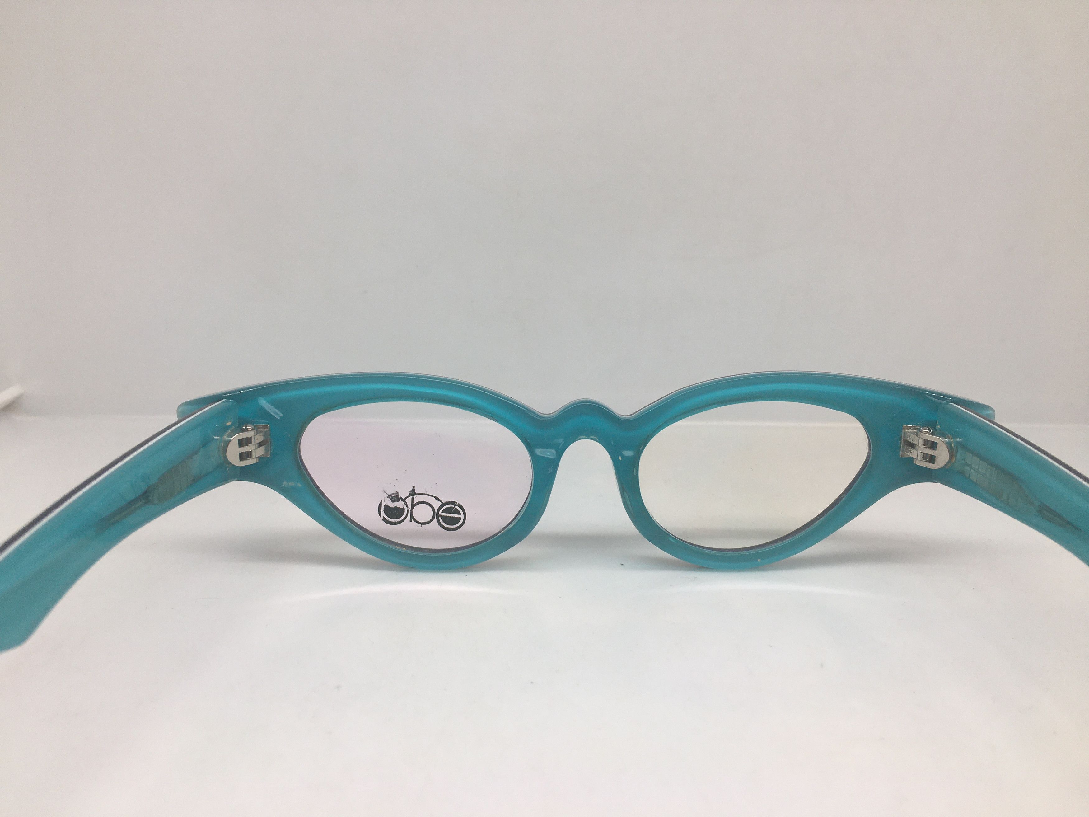 Other eda Black Blue Cateye Eyeglasses Frame Diva Girls Size ONE SIZE - 4 Thumbnail