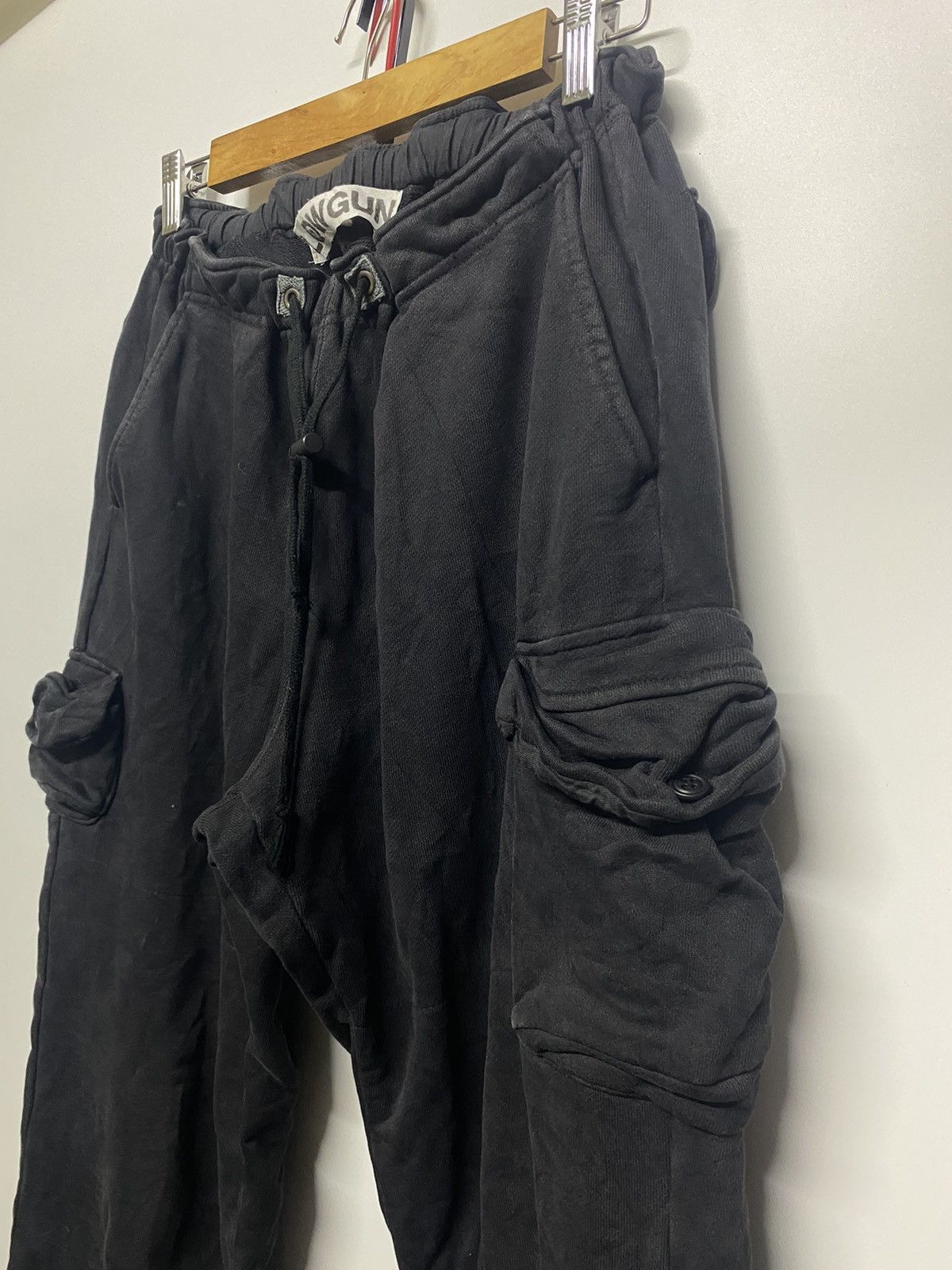Japanese Brand SLOWGUN Pants Cotton Cargo Utilities Pocket Adjustable Waist Size US 30 / EU 46 - 12 Thumbnail