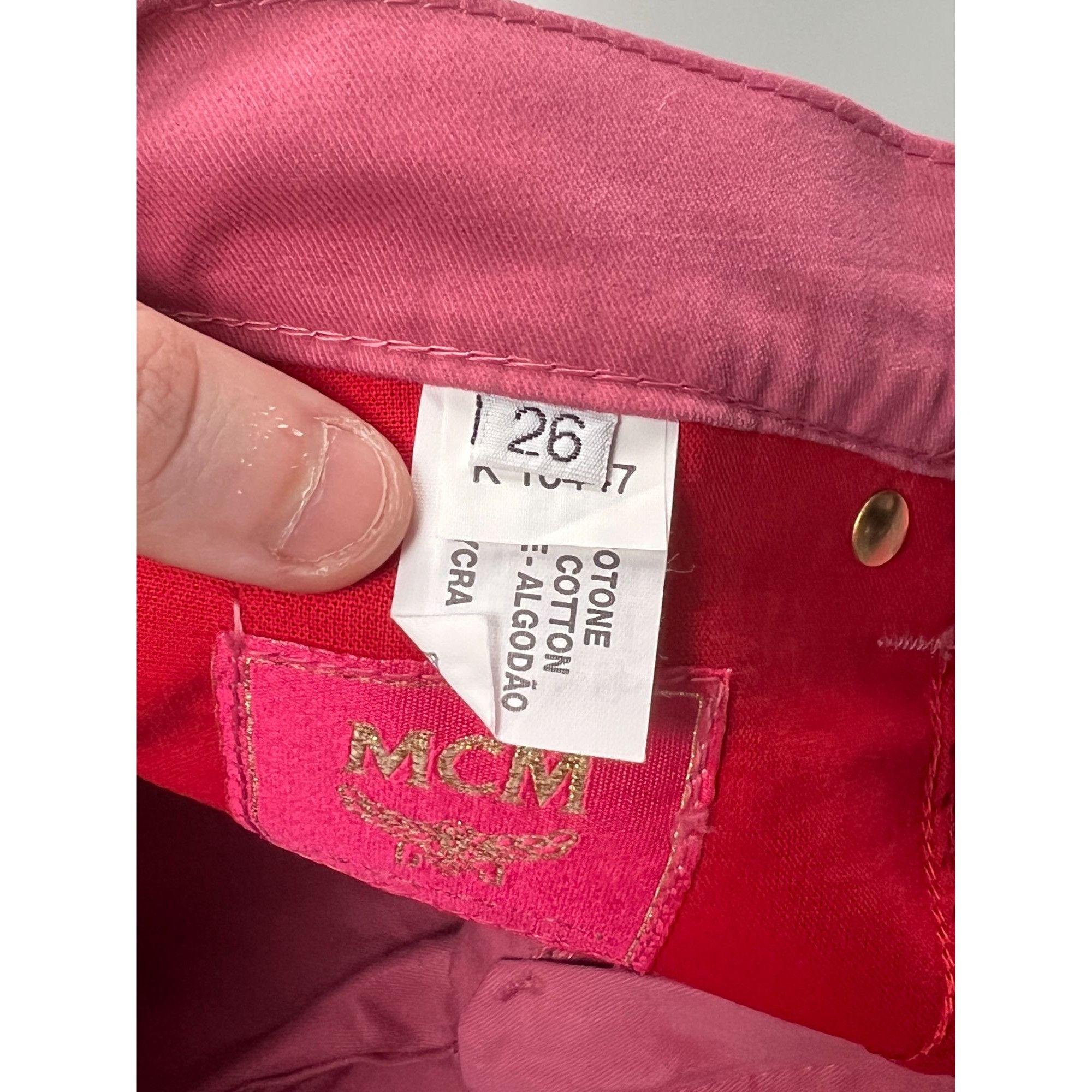 MCM MCM Pink Denim Pants Size 26 (Y0815) Size 26" / US 2 / IT 38 - 11 Thumbnail