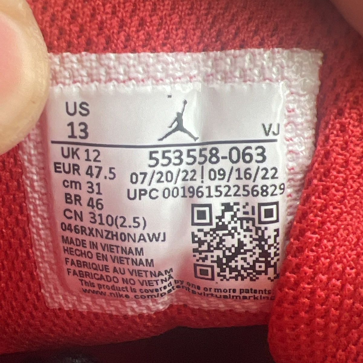 Nike Air Jordan 1 low white toe Size US 13 / EU 46 - 8 Thumbnail