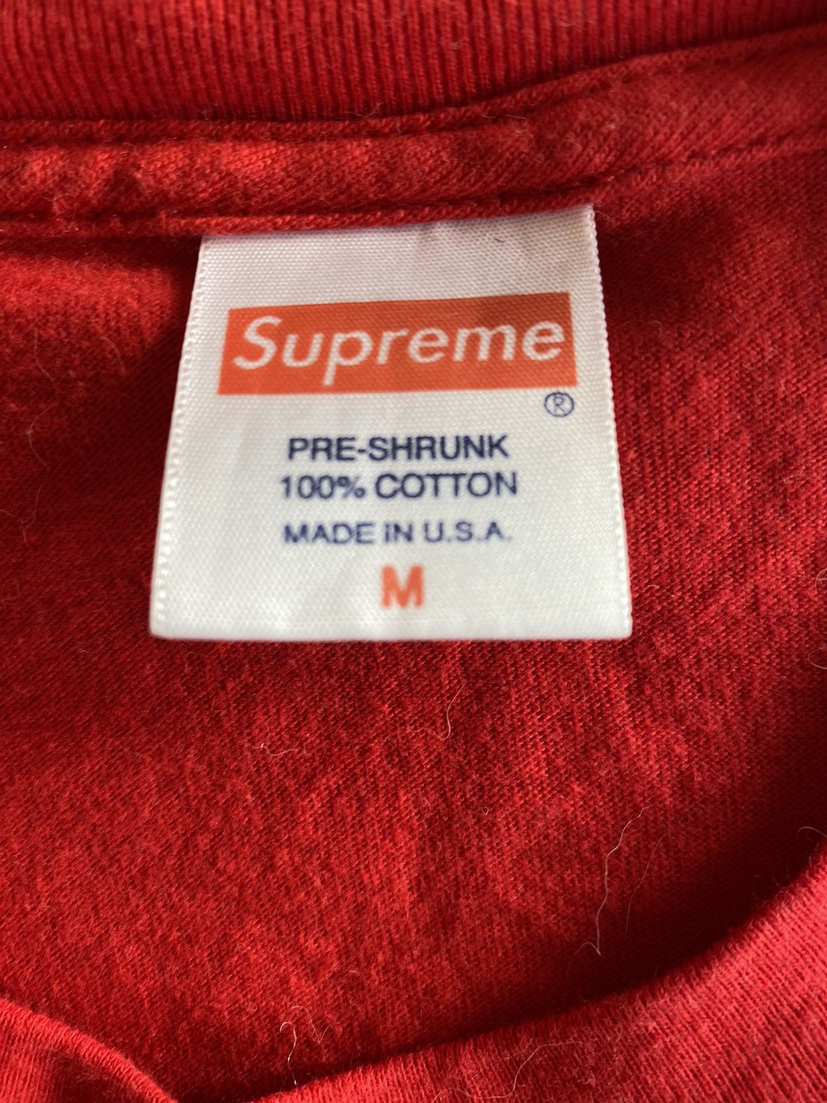 Supreme Supreme Cat Woman Live From NY Tee Red Size US M / EU 48-50 / 2 - 2 Thumbnail