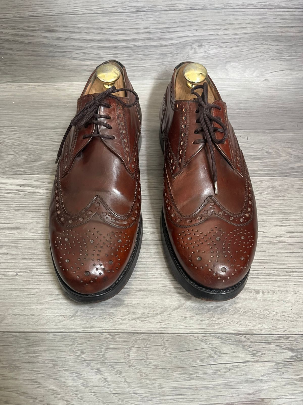 Heinrich Dinkelacker Heinrich Dinkelacker Shell Cordovan Brogues Sz 9 UK Size US 10 / EU 43 - 12 Thumbnail