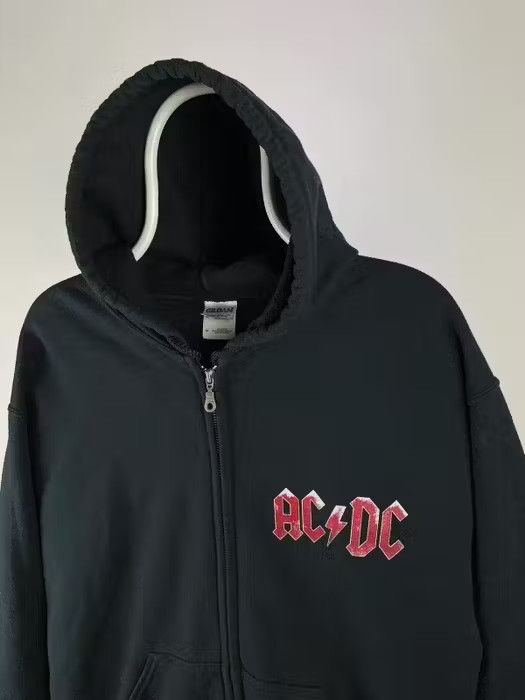 AC/DC Ac/dc hoodie zip rock vintage size Medium black big logo Size US M / EU 48-50 / 2 - 3 Thumbnail