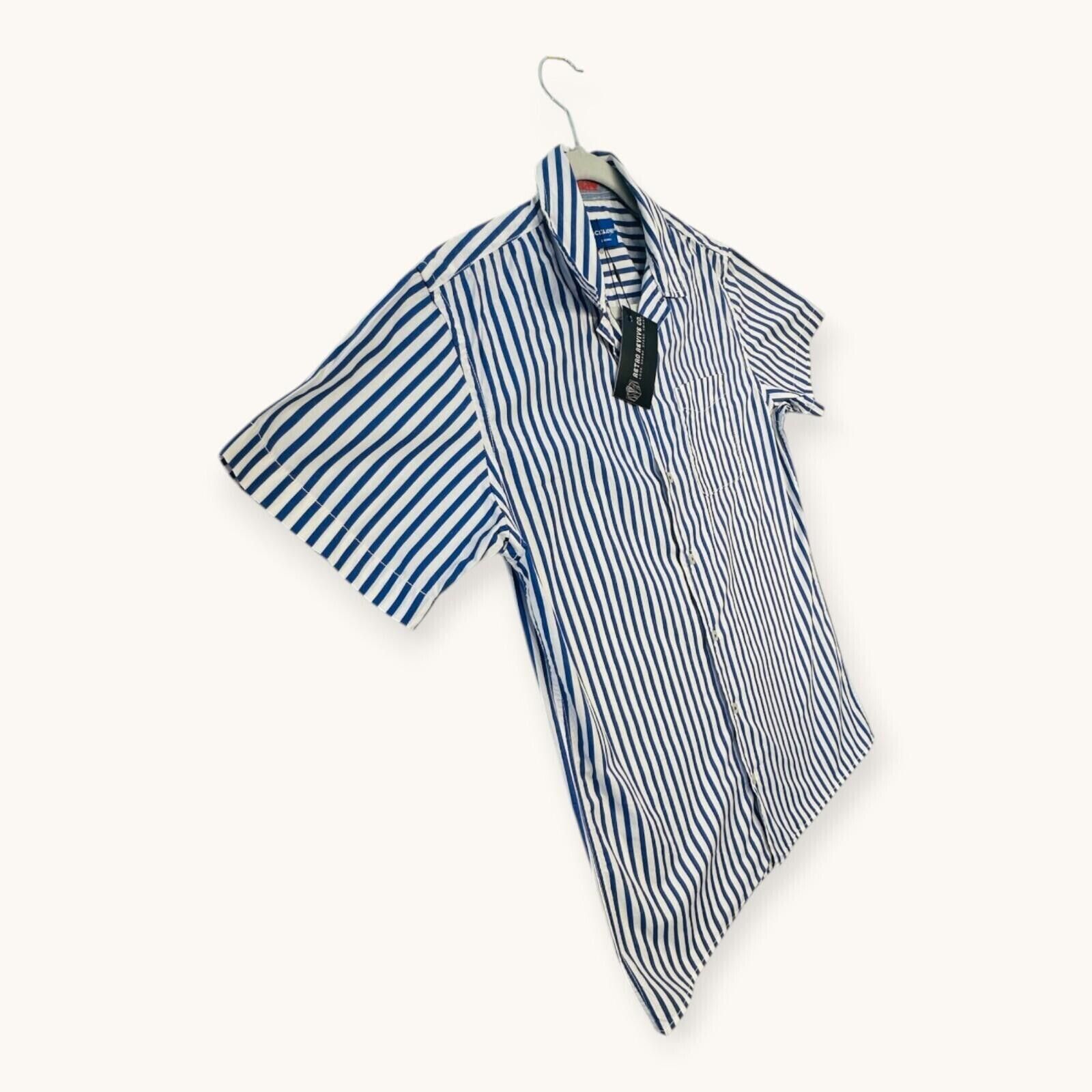 Jack & Jones Jack & Jones Shirt Men's UK Size S White and Blue Striped Size US S / EU 44-46 / 1 - 7 Thumbnail