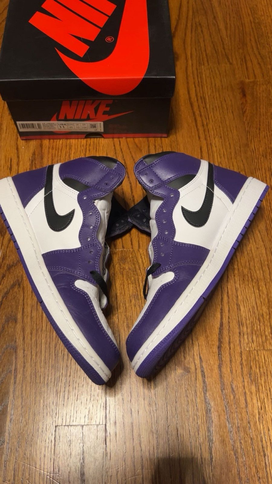 Jordan Brand Jordan 1 Retro High Court Purple Size US 11 / EU 44 - 8 Thumbnail