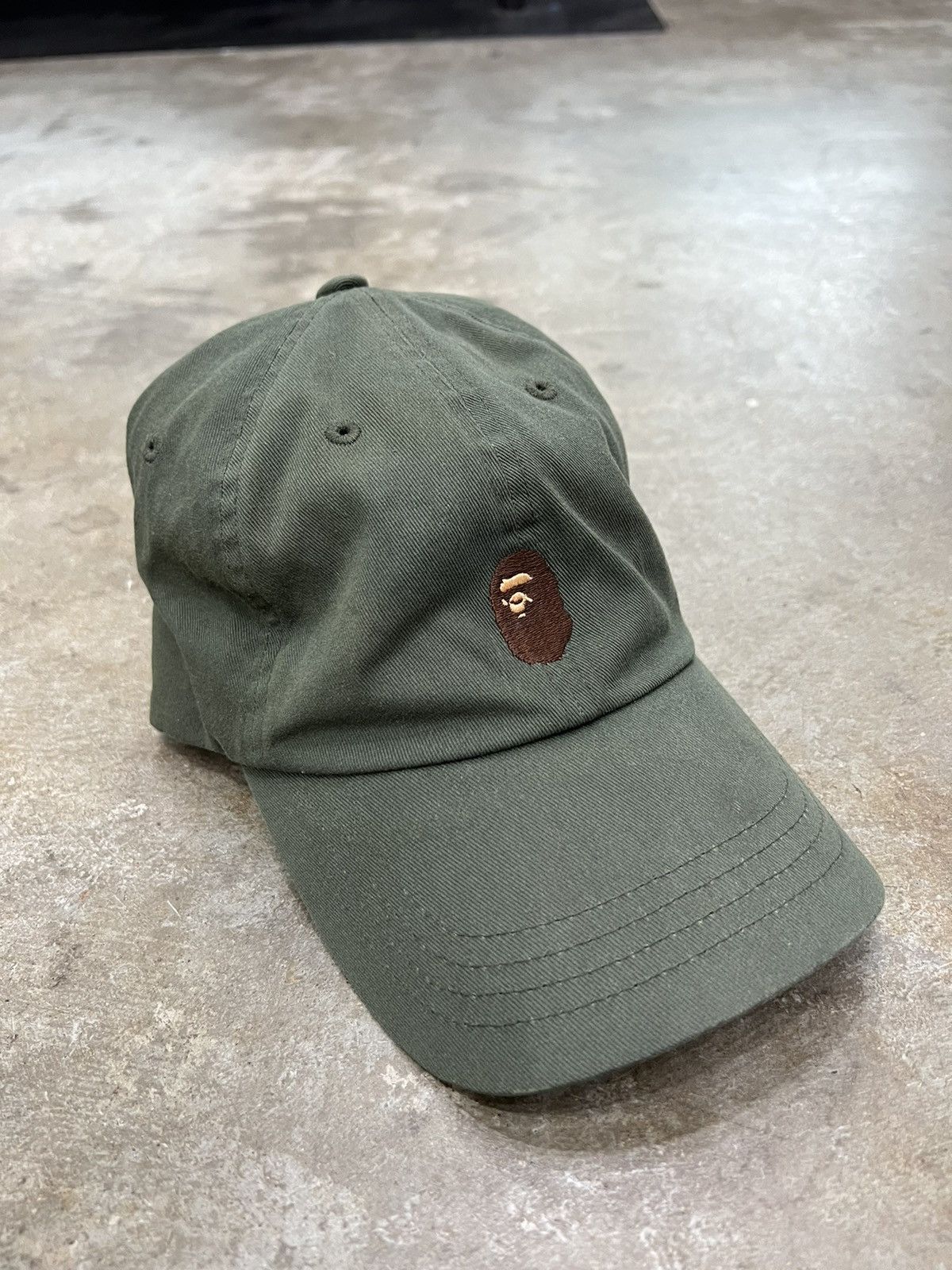 Bape Ape Head Olive Hat