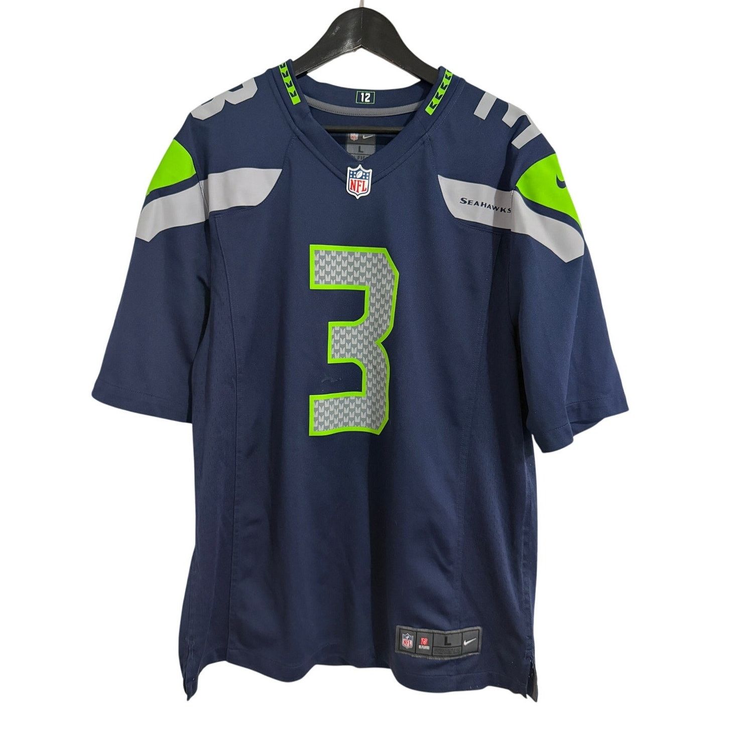 Nike Russell Wilson Seattle Seahawks Nike Football Jersey Size L Size US L / EU 52-54 / 3 - 1 Thumbnail