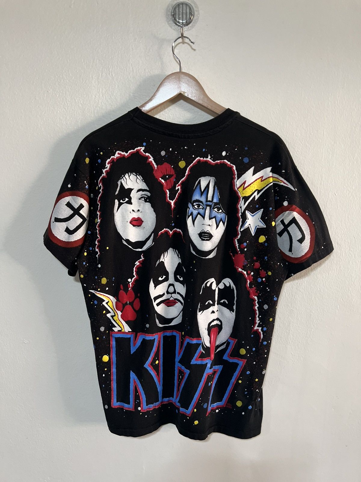 Vintage VINTAGE KISS AOP JAPAN 1992‘s🔥 Size US L / EU 52-54 / 3 - 2 Thumbnail