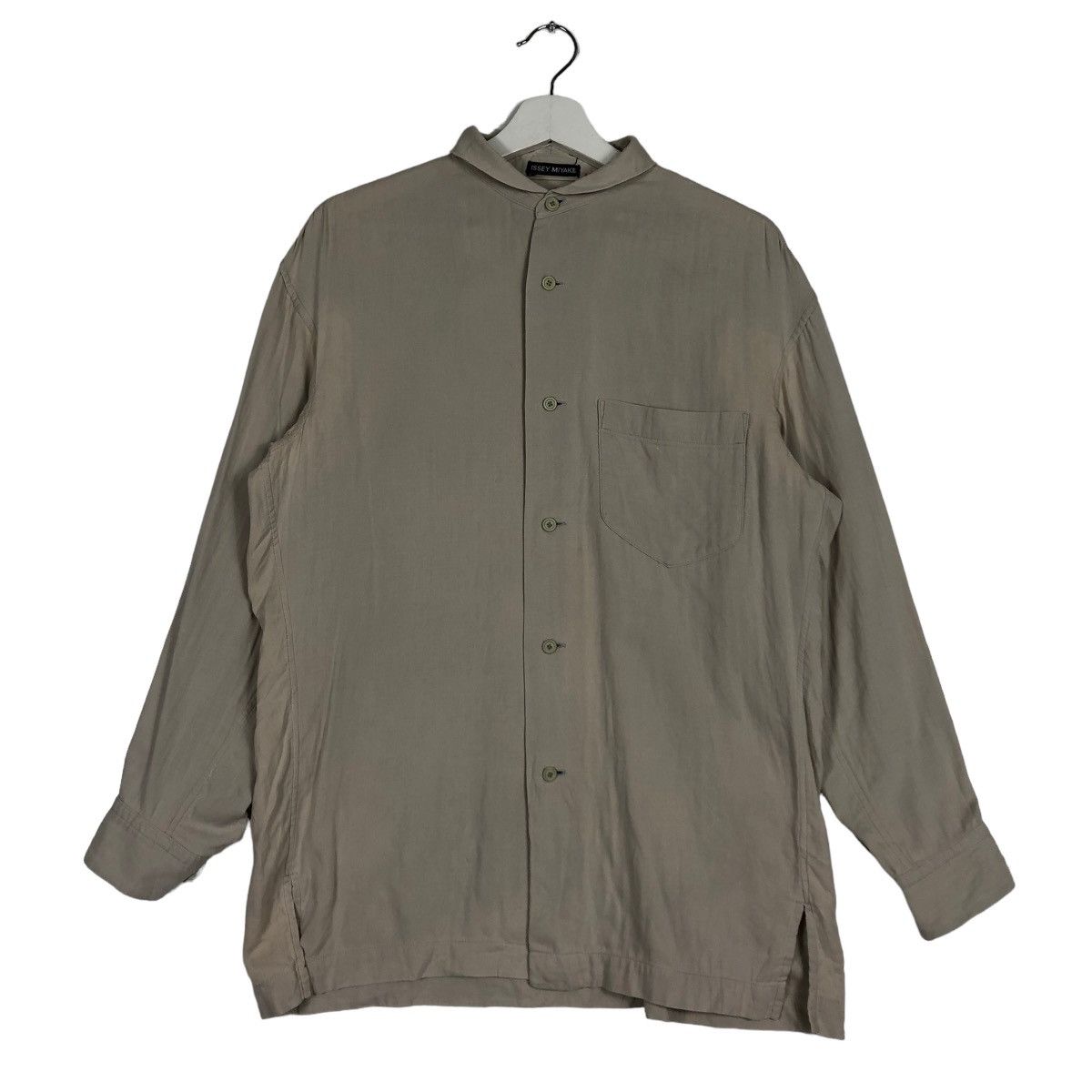 Issey Miyake 🔥 VINTAGE ISSEY MIYAKE RAYON MANDARIN SHIRTS Size US M / EU 48-50 / 2 - 5 Thumbnail