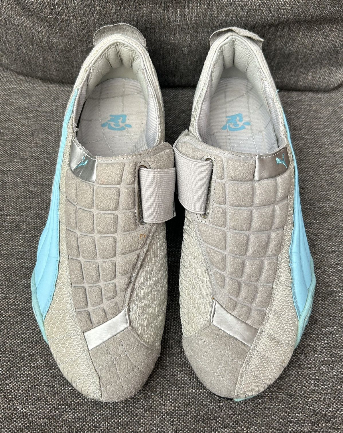 Puma × Vintage Vintage Puma Uke Ripstop Leather Slip-on Low Y2k Trainers Size US 6 / IT 36 - 1 Thumbnail