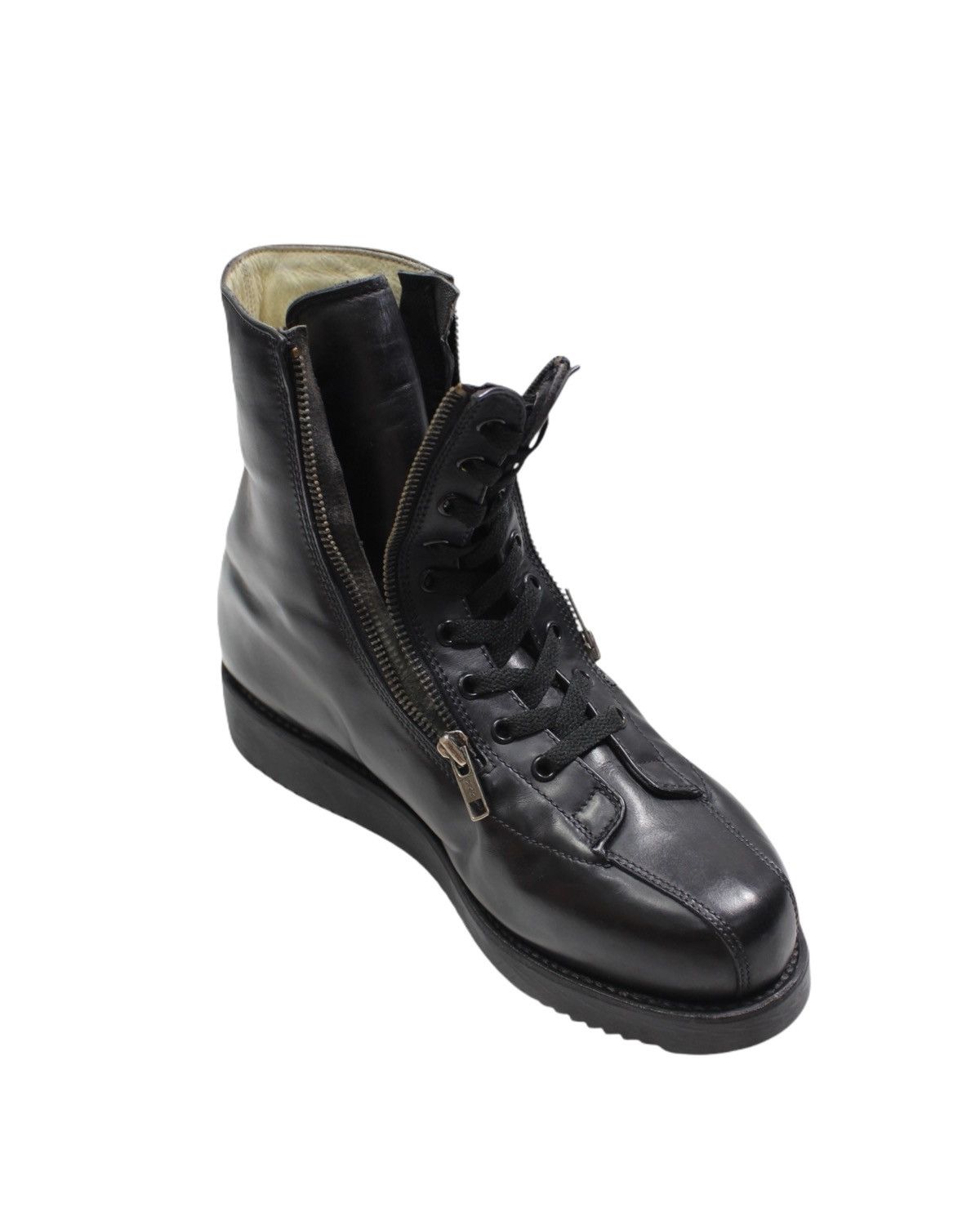 Vintage 1988 GALLIA ARMY FRENCH LEATHER BOOTS Size US 9 / EU 42 - 6 Thumbnail