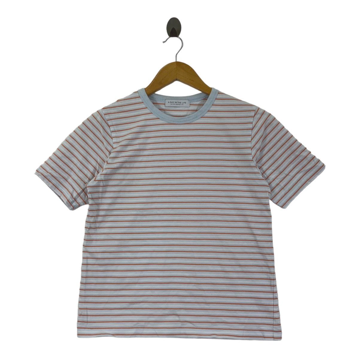 United Arrows UNITED ARROWS A Day In Life Collection Striped Tee Shirt Top Size XS / US 0-2 / IT 36-38 - 1 Thumbnail