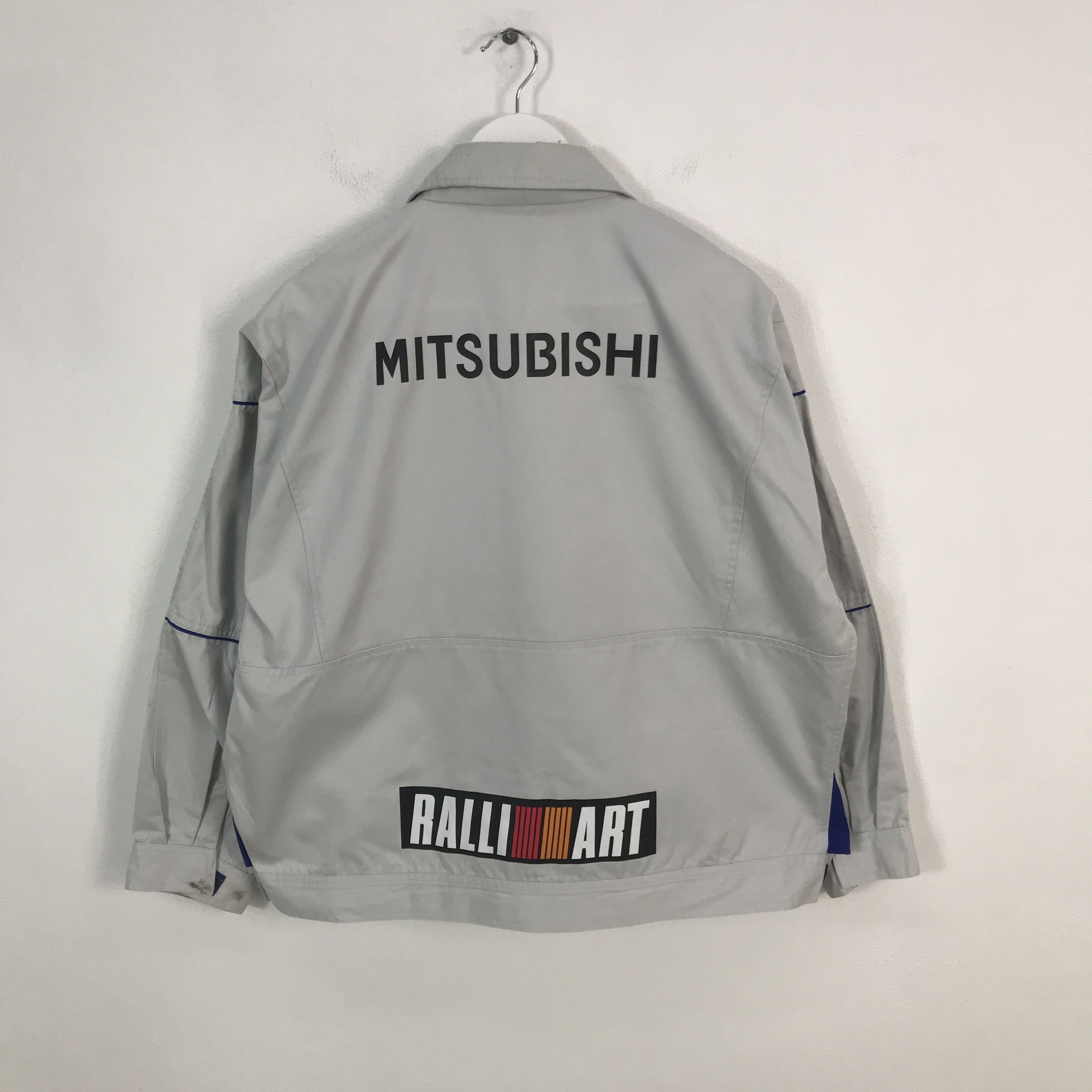 Japanese Brand Rare Mitsubishi Racing Custom Art Worker Jacket Size US XL / EU 56 / 4 - 1 Thumbnail