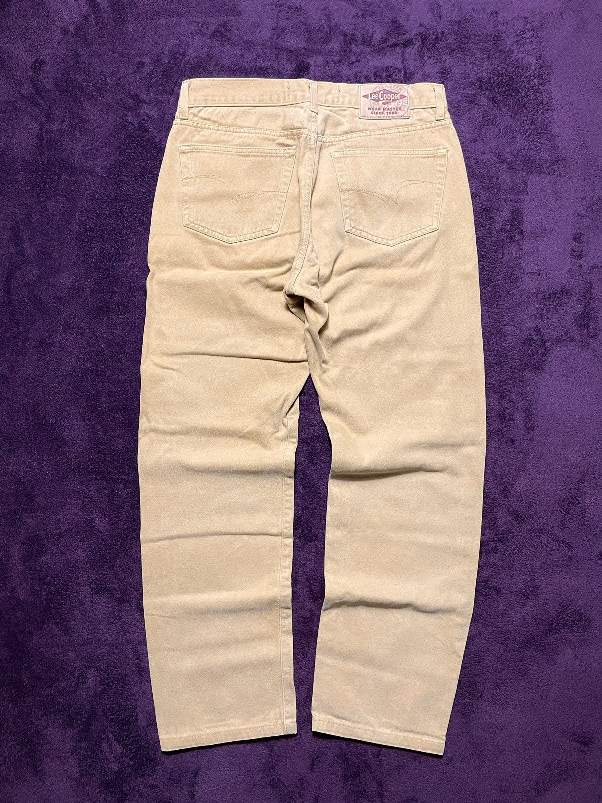 Lee × Vintage Vintage LeeCooper denim jeans in beige y2k style Size US 31 - 1 Thumbnail