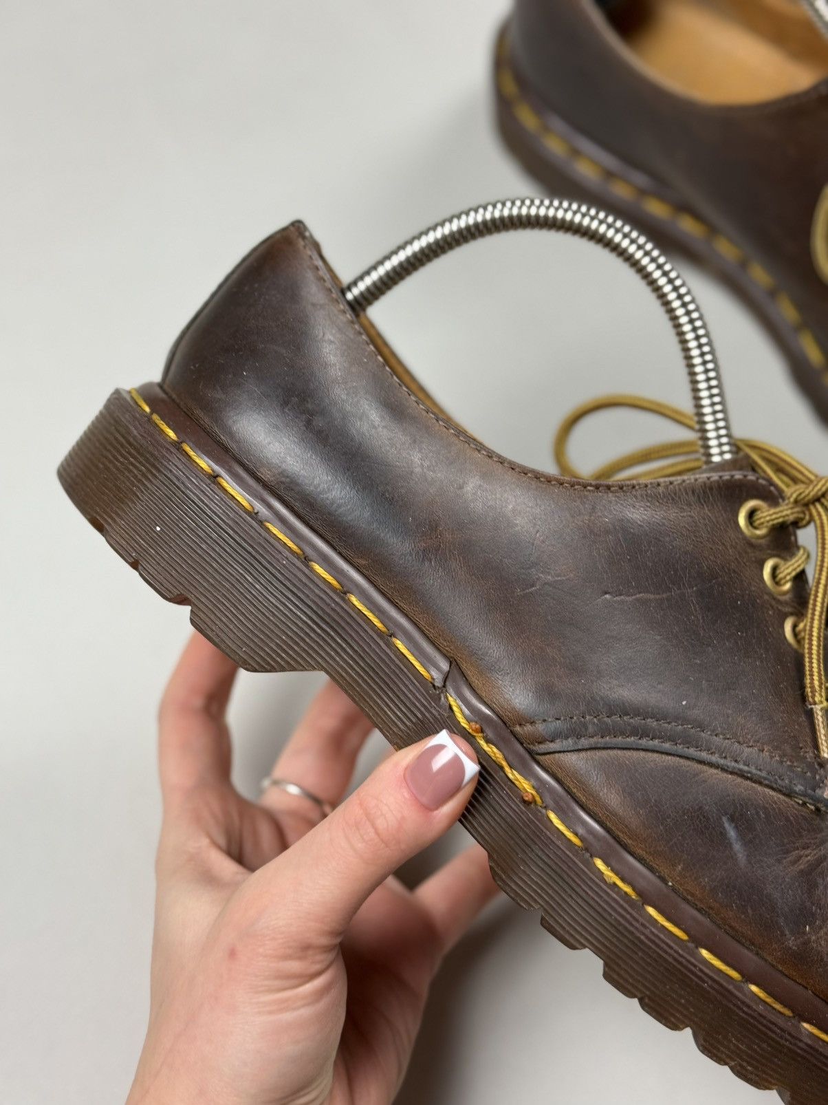 Dr. Martens De. Martens 1461 Vintage Leather Low Top Oxford Boots Shoes Size US 8 / EU 41 - 7 Thumbnail