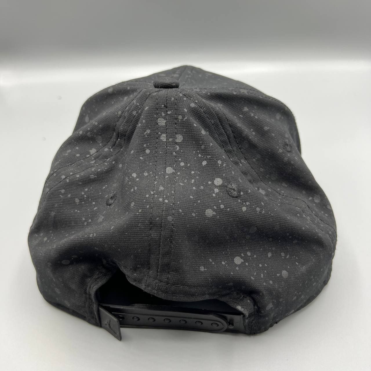 Jordan Brand Air Jordan Hat Men Black Speckle Print Jumpman Snap Back Cap Size ONE SIZE - 4 Thumbnail