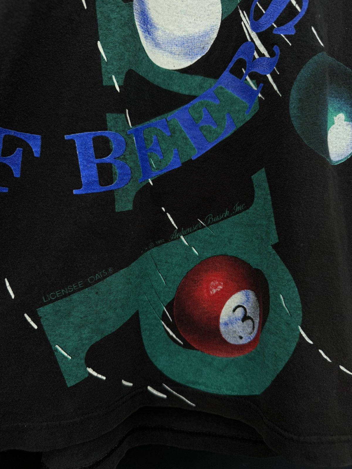 Budweiser Budweiser Pool🎱 Vintage Tee Size US XL / EU 56 / 4 - 5 Thumbnail