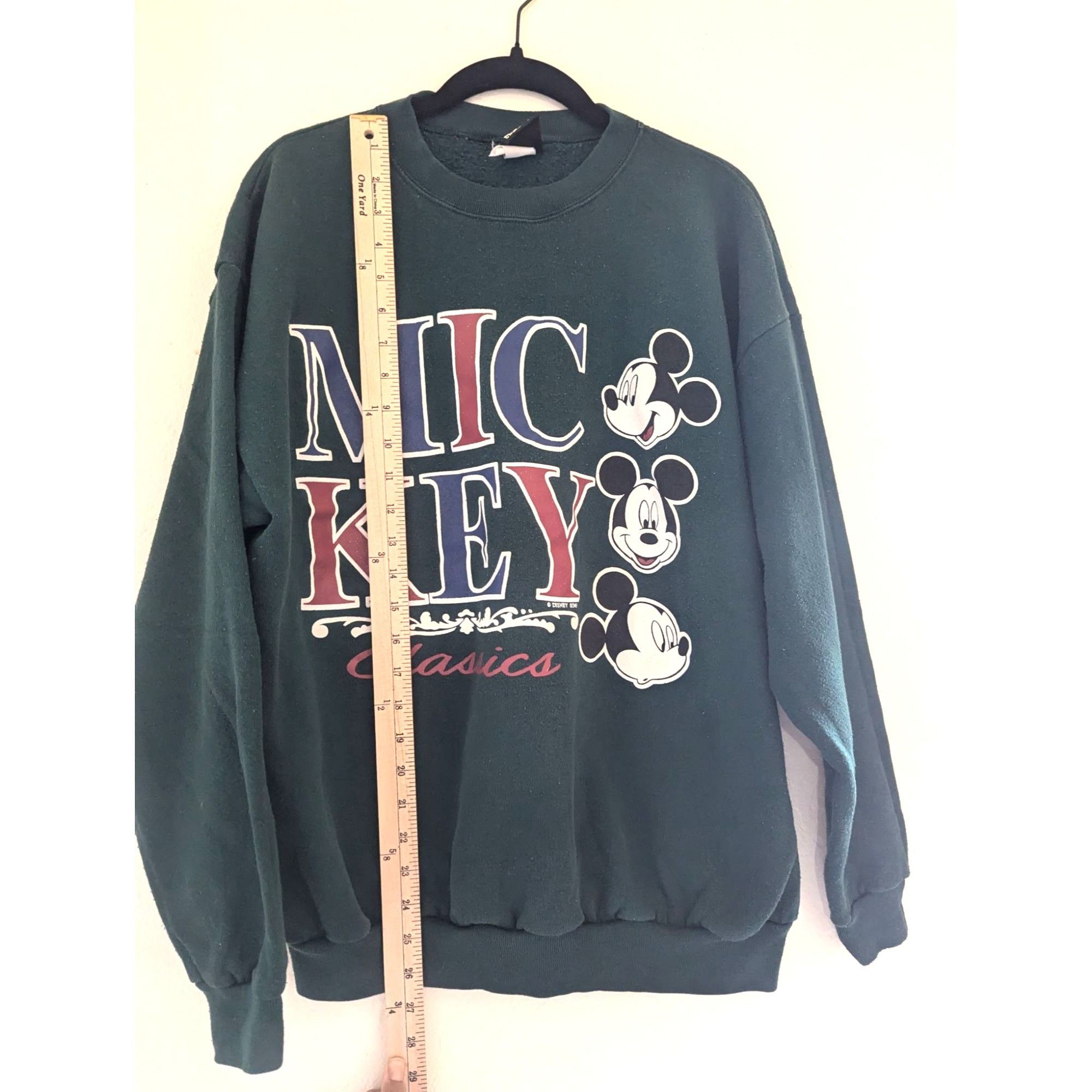 Mickey Unlimited Vintage Mickey Mouse Unlimited Crewneck Sweatshirt - Green 9 Size US L / EU 52-54 / 3 - 2 Thumbnail